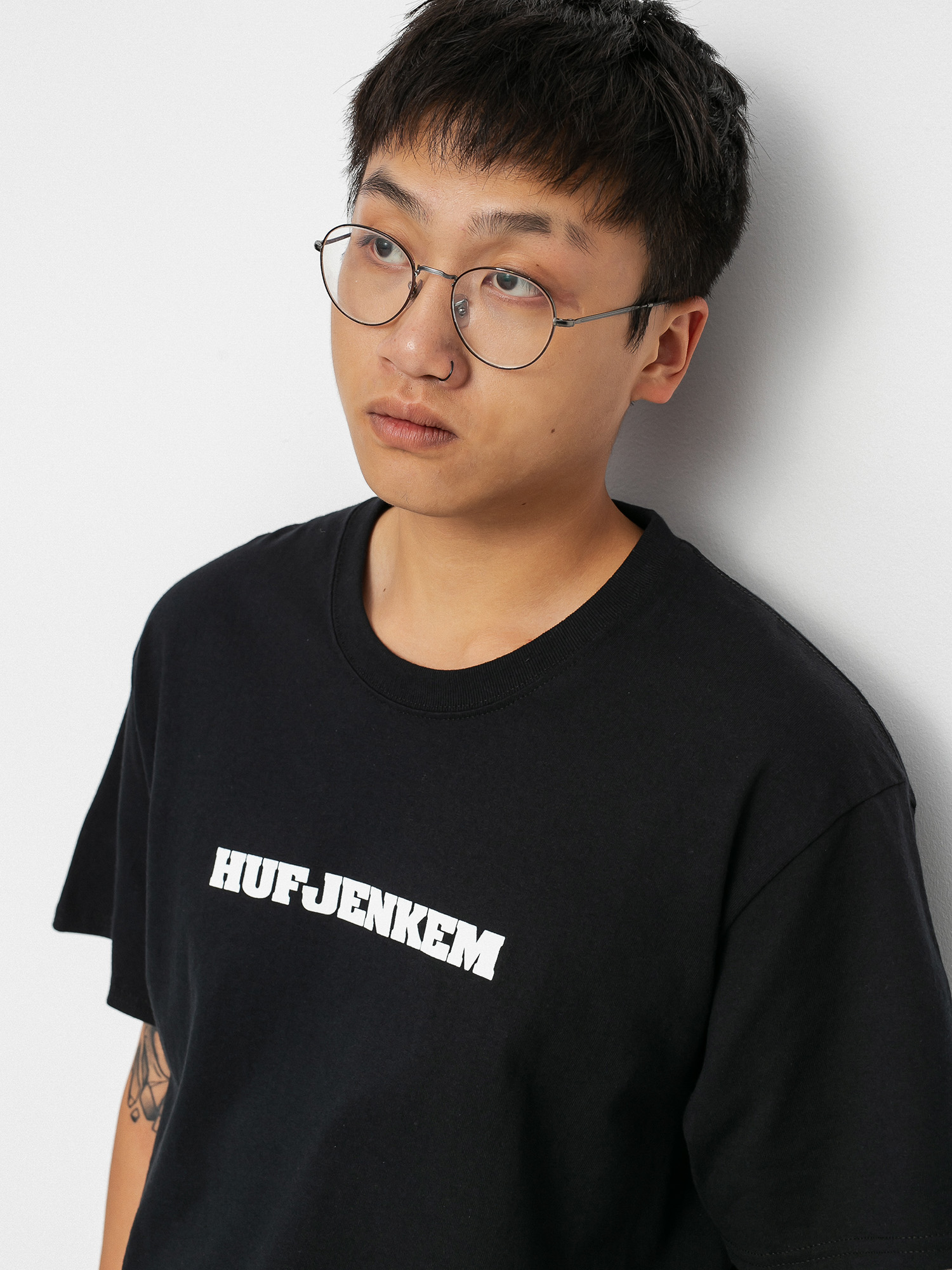 T-shirt HUF x JENKEM Classic (black)