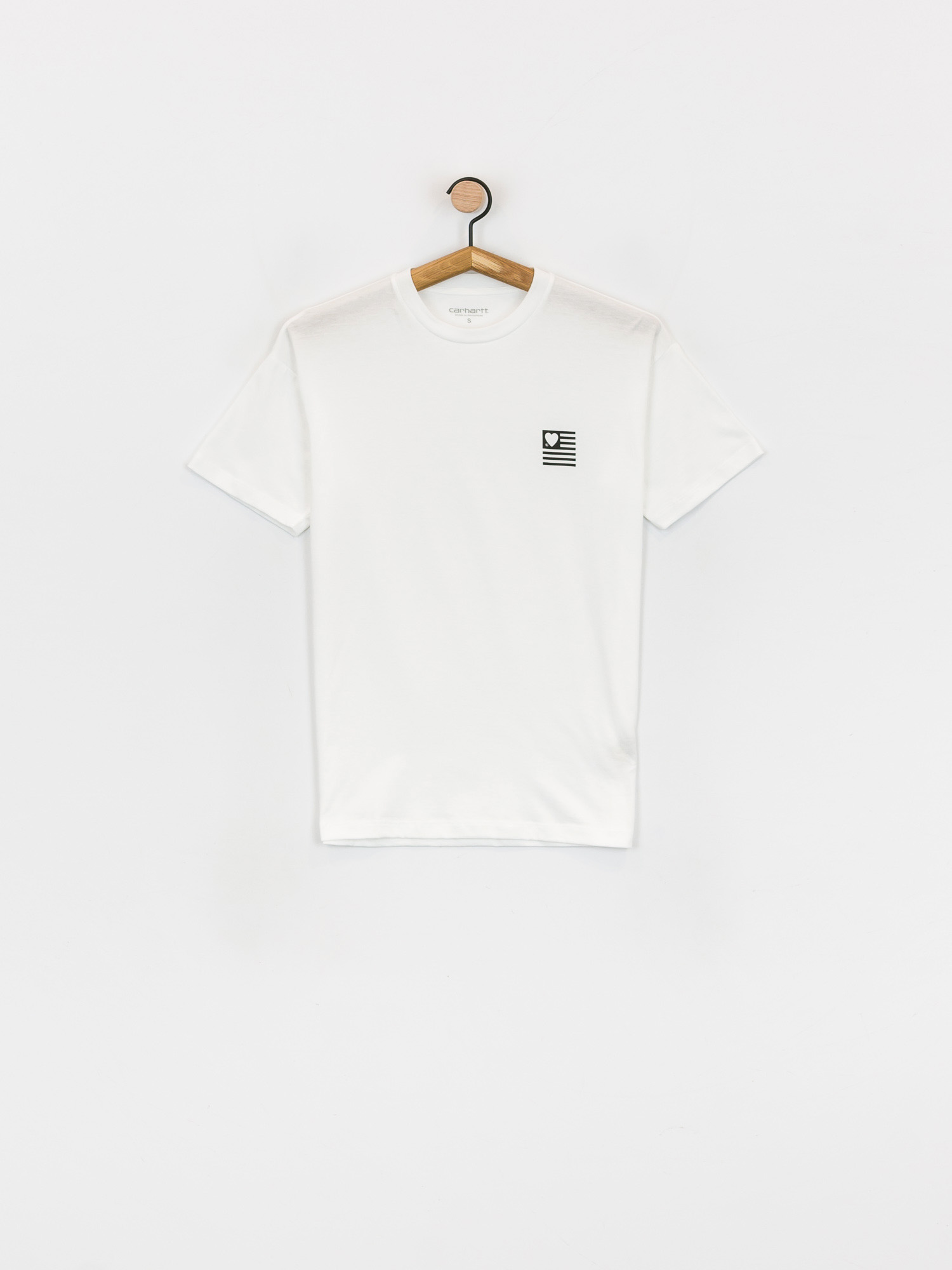 T-shirt Carhartt WIP Hartt State Wmn (white/black)