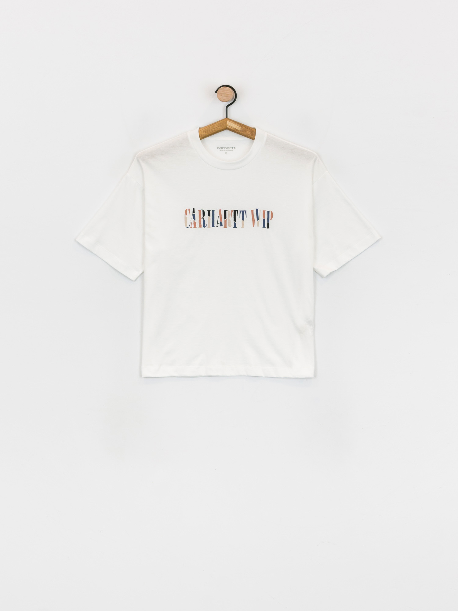 T-shirt Carhartt WIP Jagged Script Wmn (white)