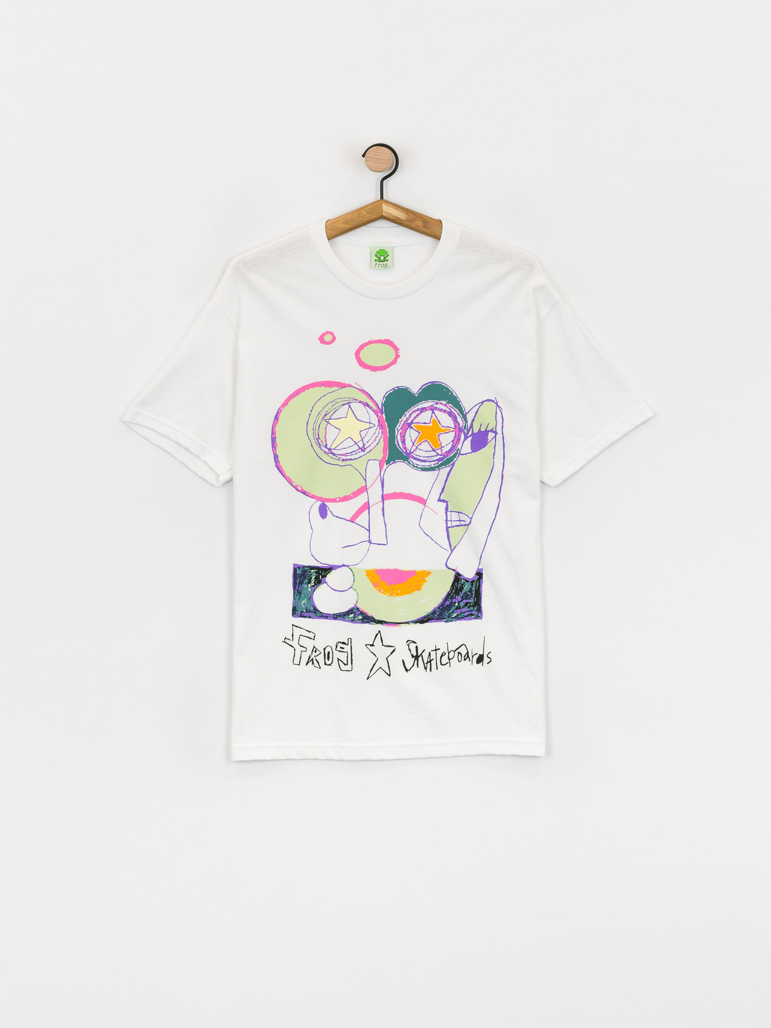 T-shirt Frog Skateboards Senseless (white)