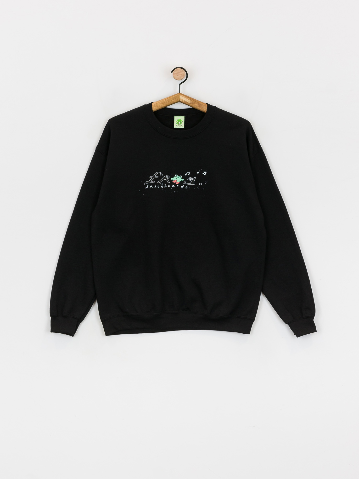 Bluza Frog Skateboards Happy Frog (black)