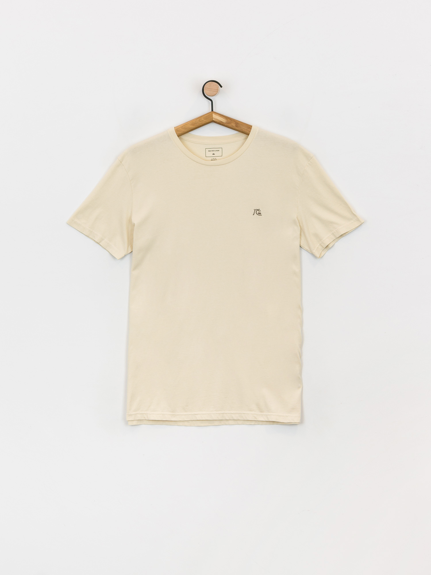 T-shirt Quiksilver Basic Bubble Embroidery (oatmeal)
