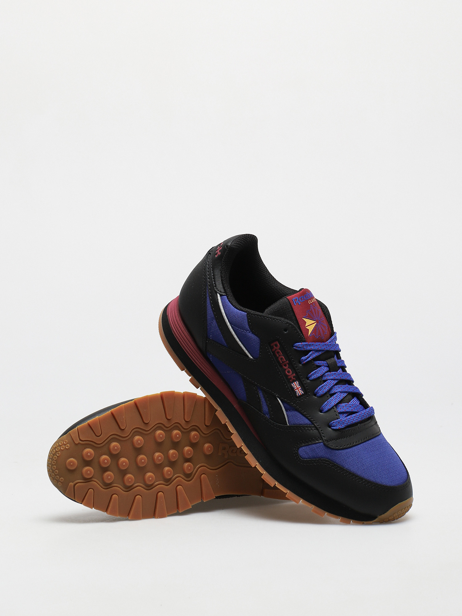 Buty Reebok Cl Lthr (cblack/brgcob/punber)