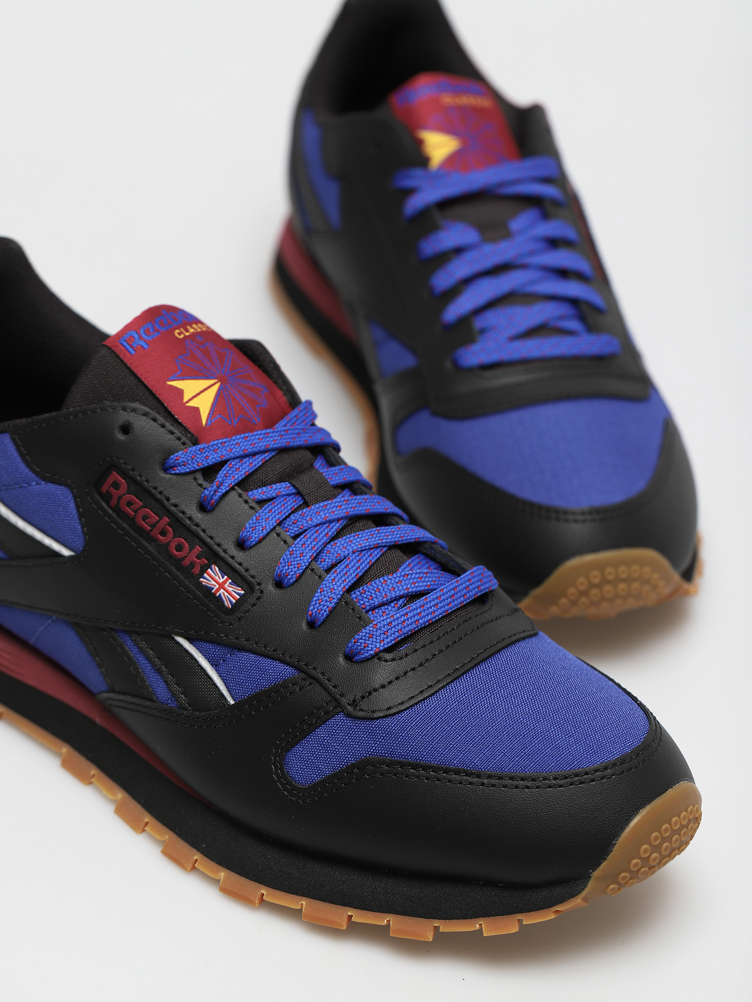 Buty Reebok Cl Lthr (cblack/brgcob/punber)