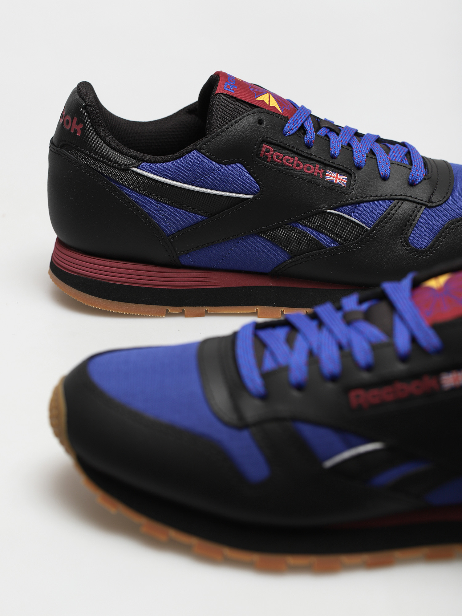 Buty Reebok Cl Lthr (cblack/brgcob/punber)