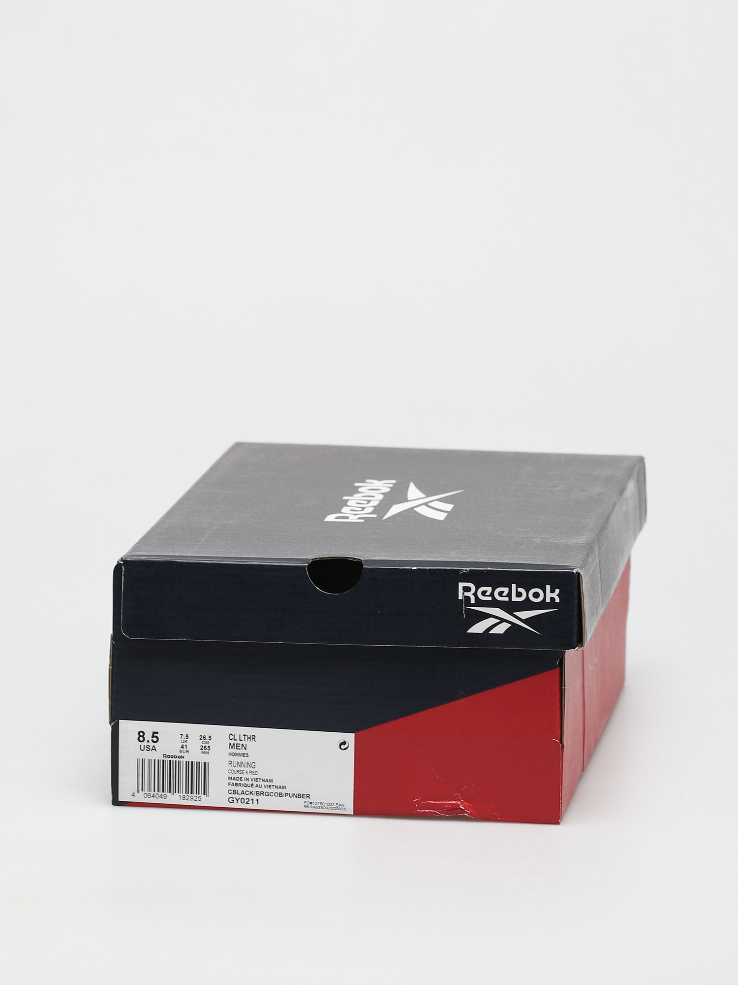 Buty Reebok Cl Lthr (cblack/brgcob/punber)