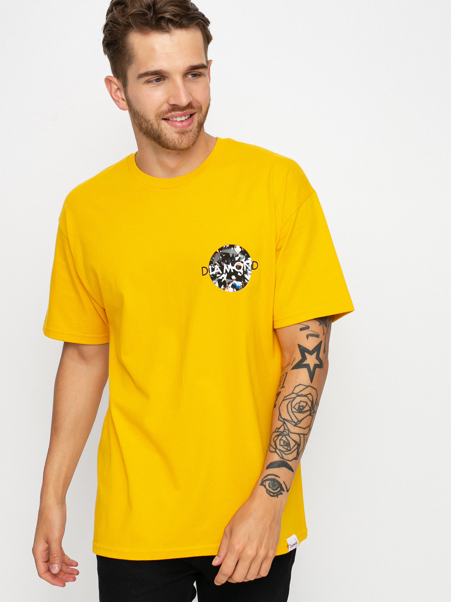 Gold diamond online supply shirt