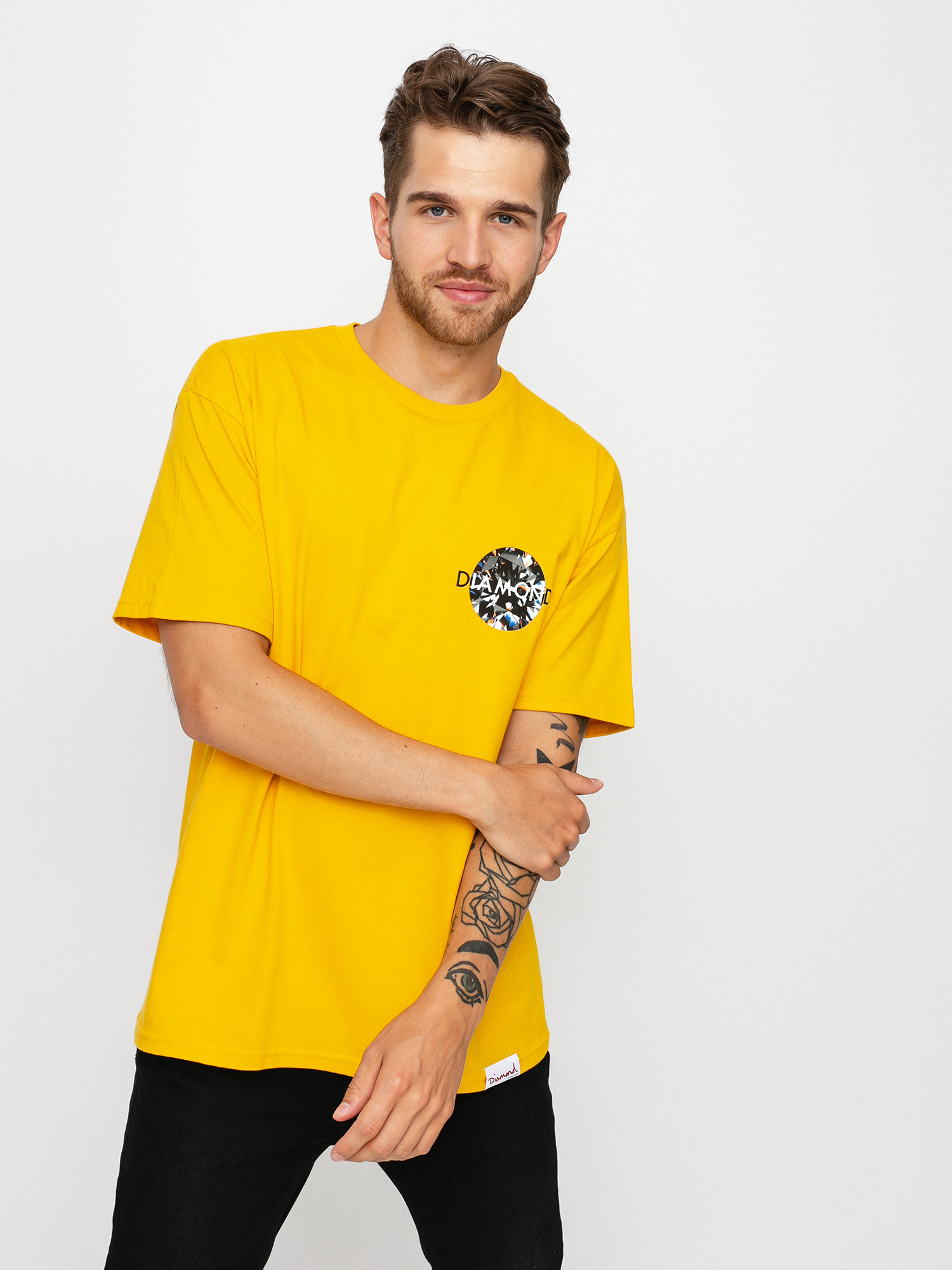 T-shirt Diamond Supply Co. Clarity (gold)