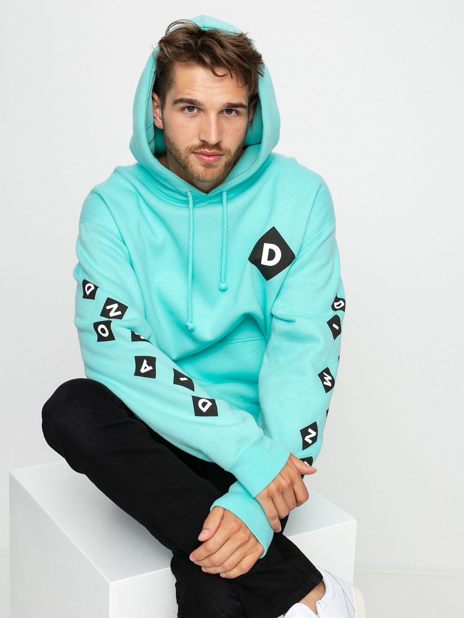 Bluza z kapturem Diamond Supply Co. Primary HD (diamond blue)