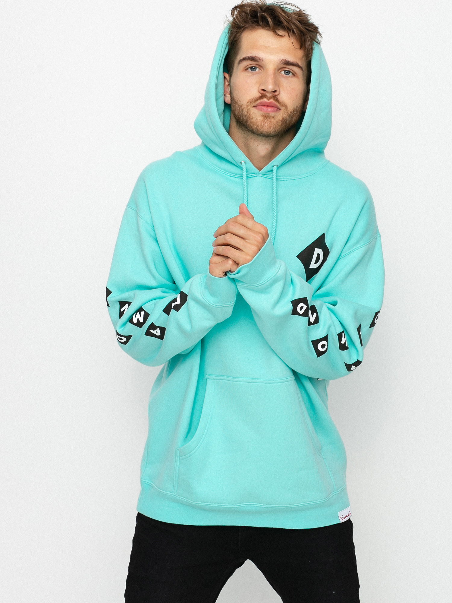 Bluza z kapturem Diamond Supply Co. Primary HD (diamond blue)