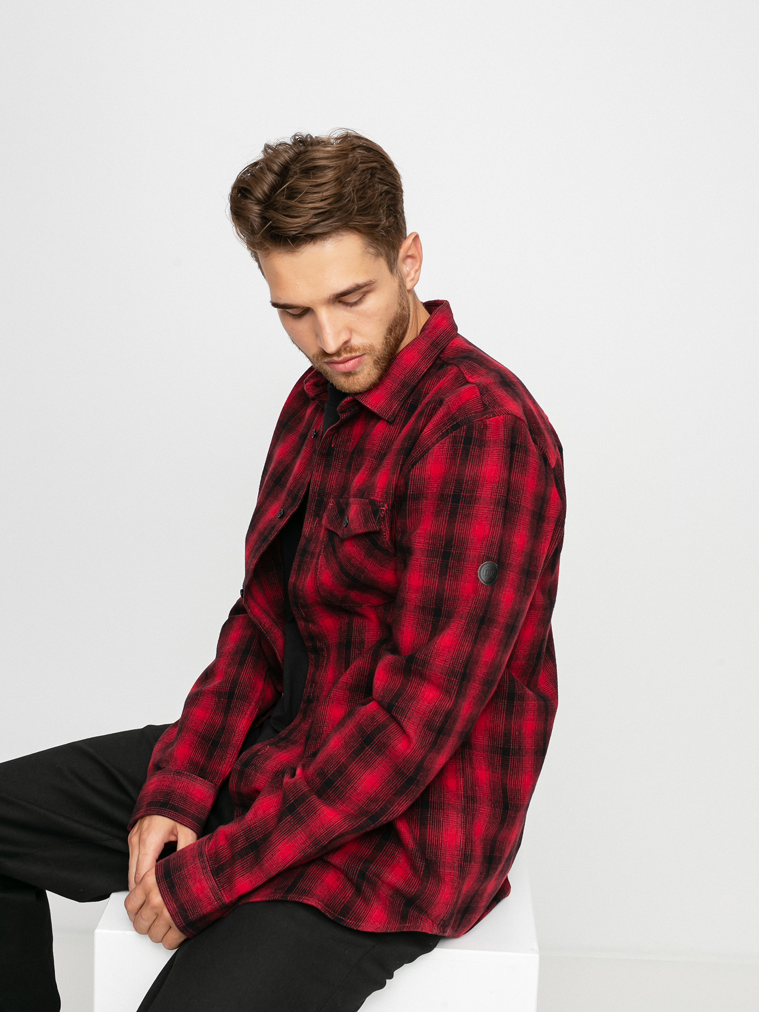 Koszula DC Marshal (chili pepper shadow plaid)
