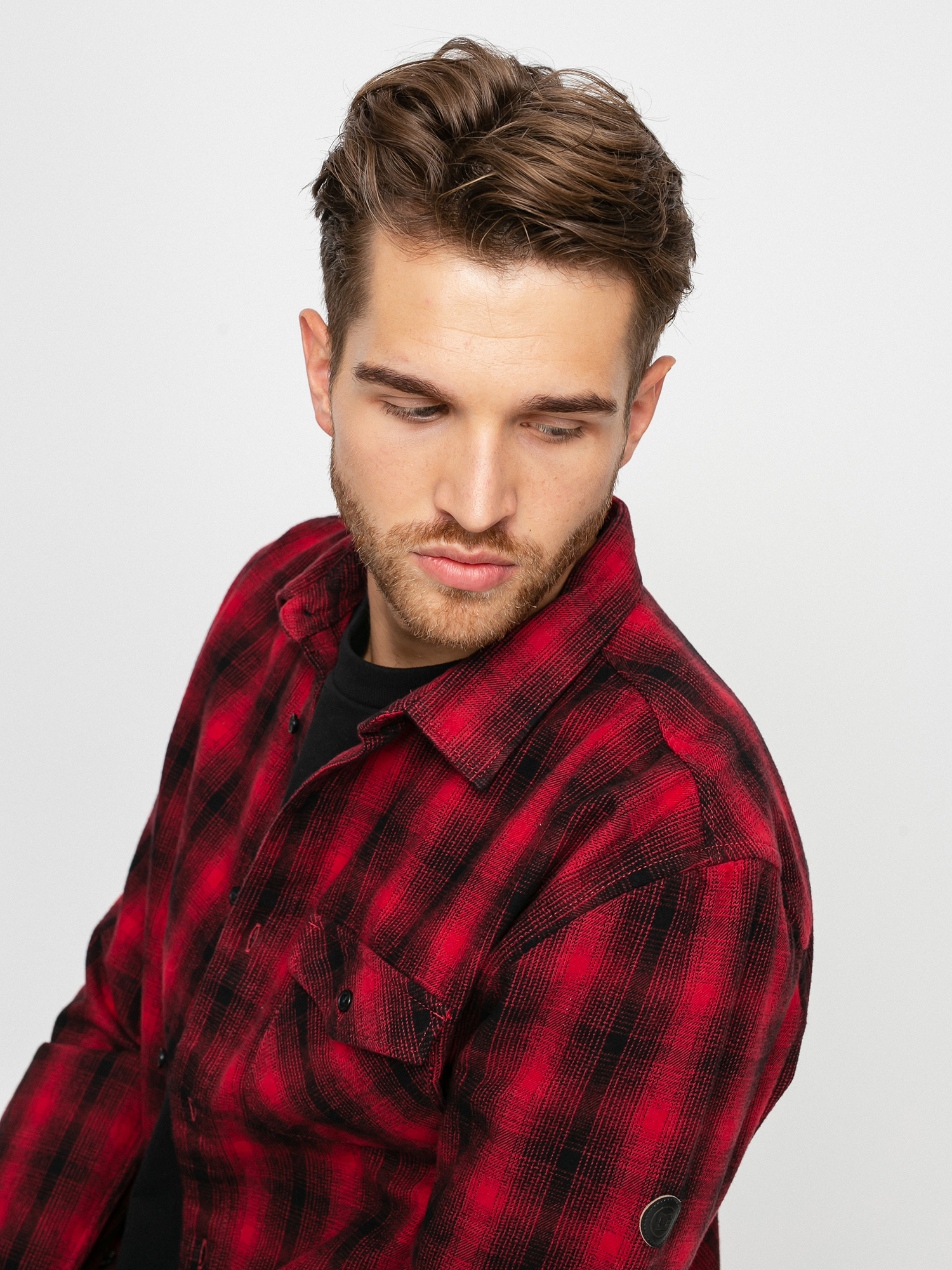 Koszula DC Marshal (chili pepper shadow plaid)