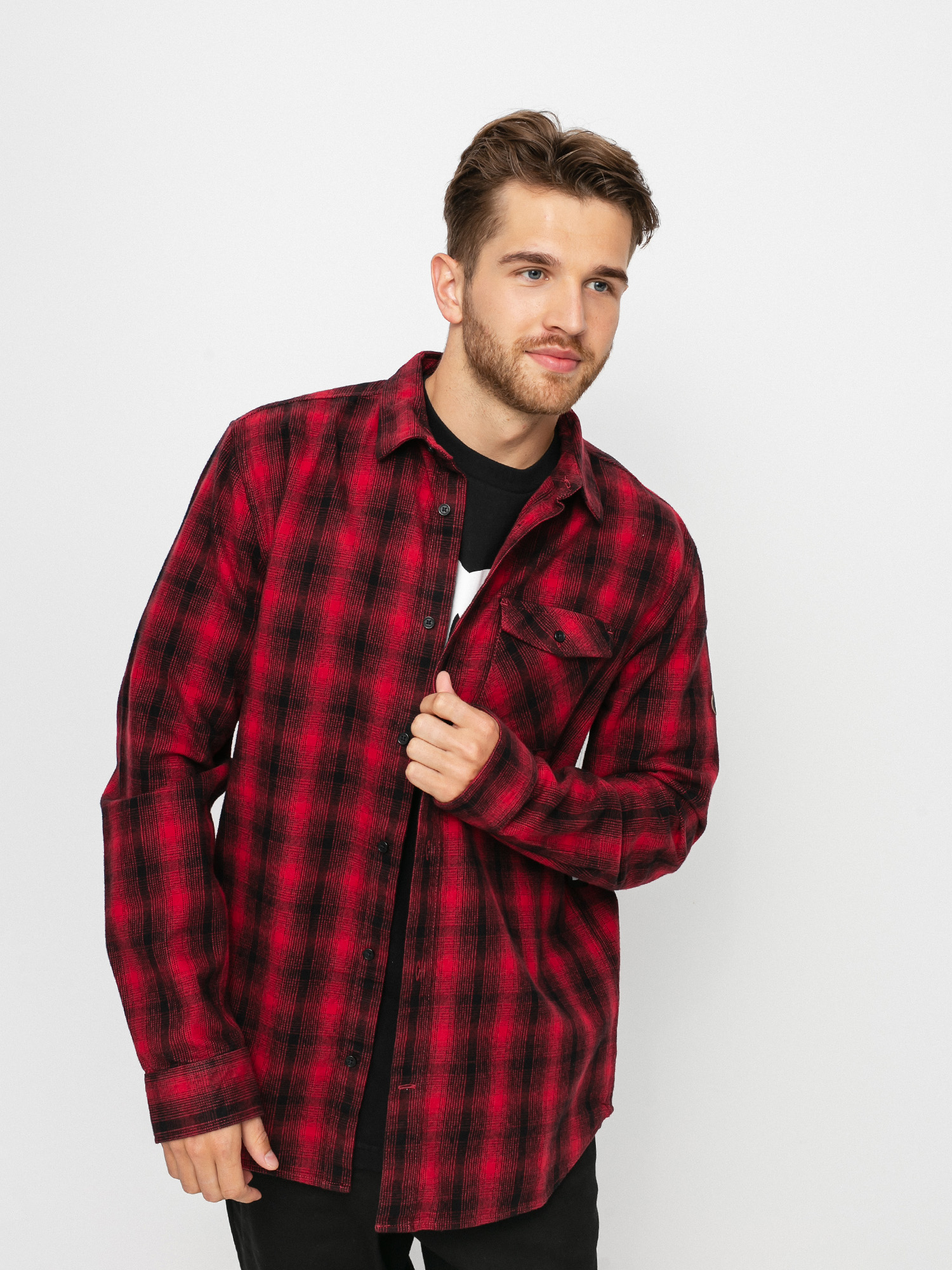Koszula DC Marshal (chili pepper shadow plaid)
