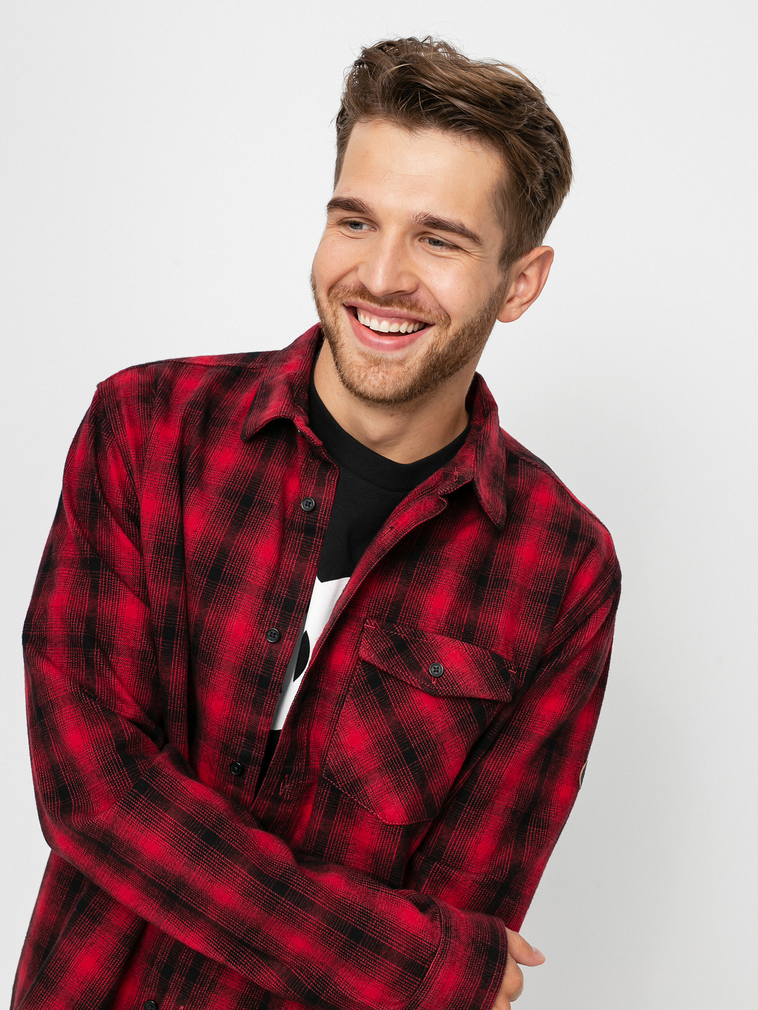 Koszula DC Marshal (chili pepper shadow plaid)