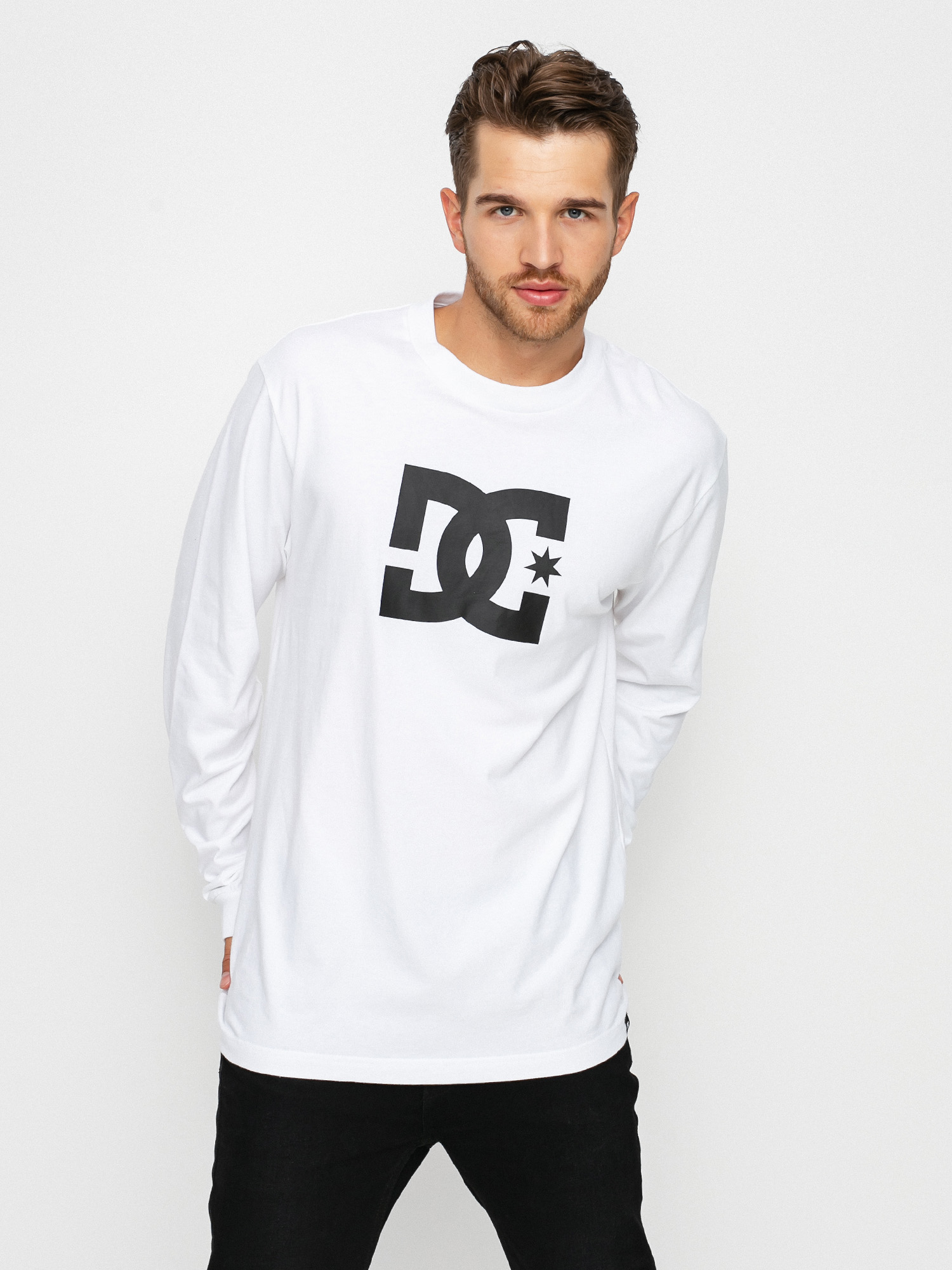 Longsleeve DC Star (white)