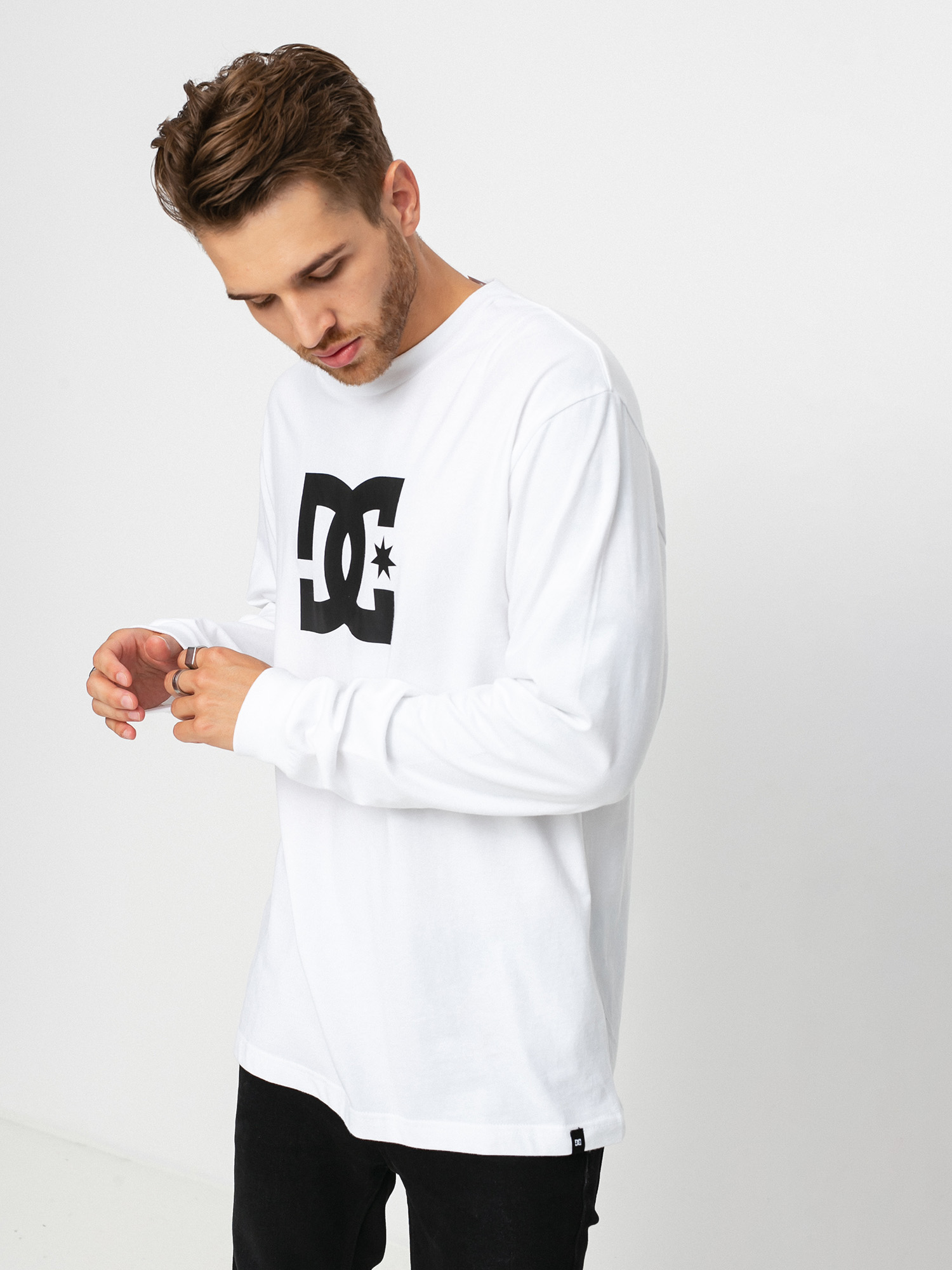 Longsleeve DC Star (white)