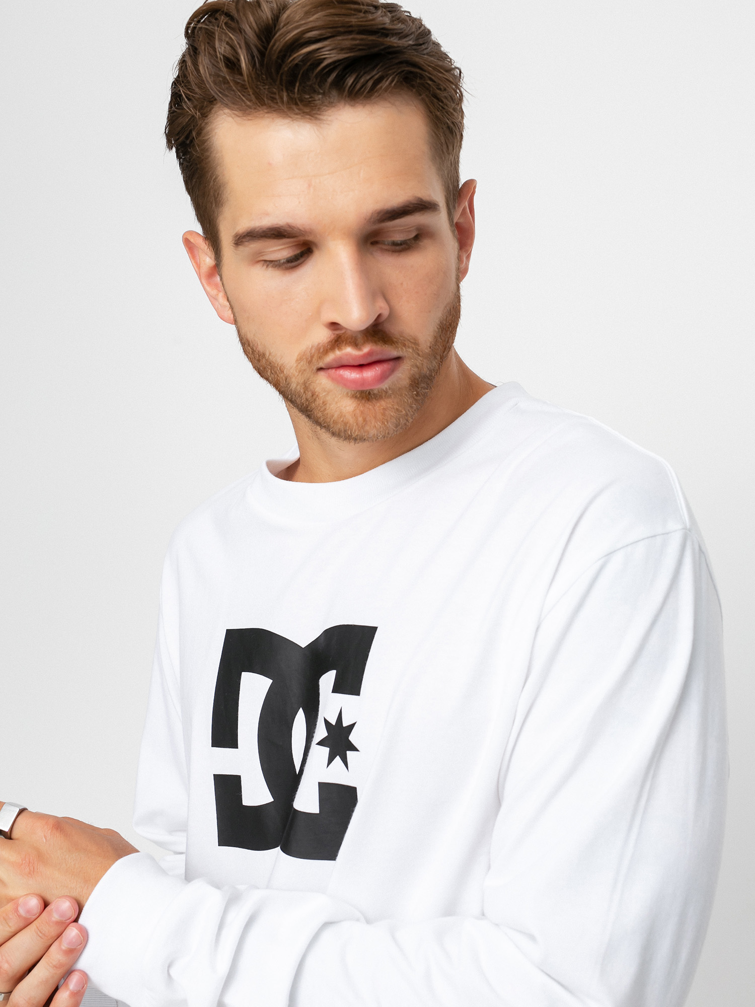 Longsleeve DC Star (white)