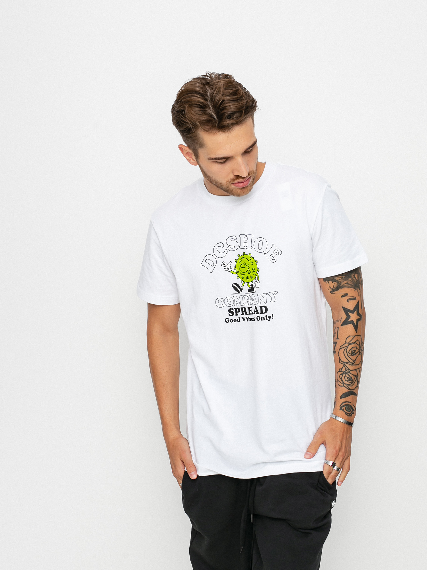 T-shirt DC Good Vibes Onlyt (white)