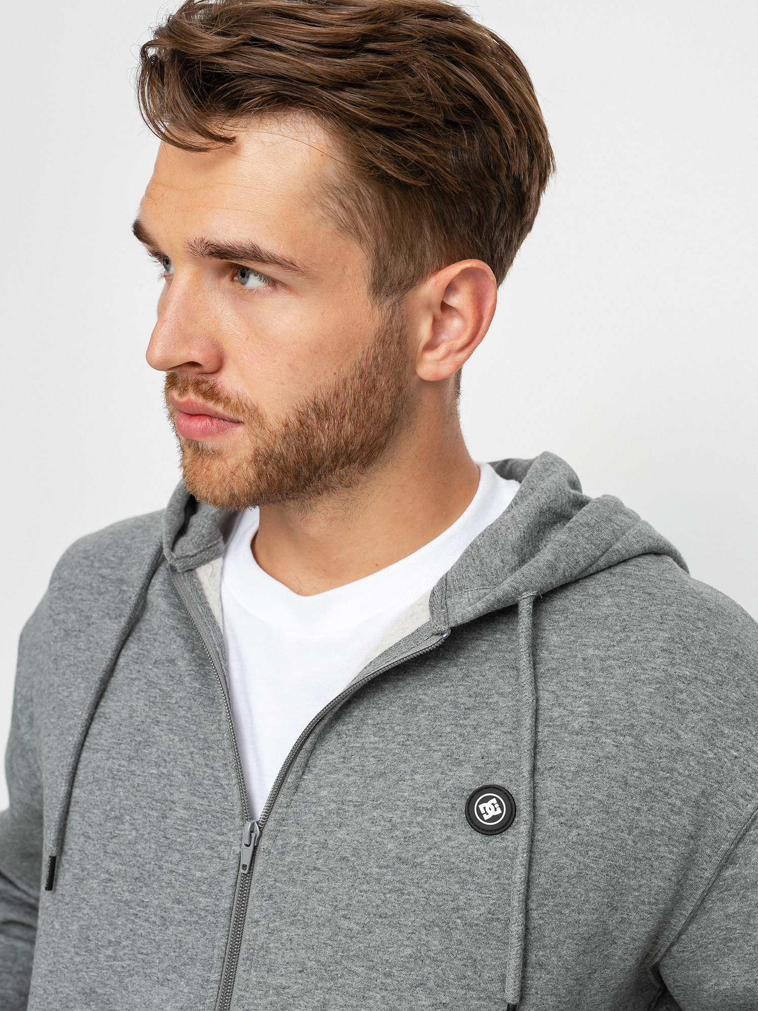 Bluza z kapturem DC Riot Franchise ZHD (medium grey heather)