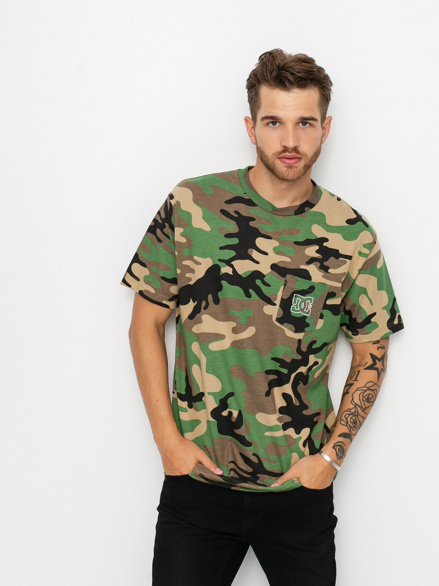 T-shirt DC X Basquiat Untitled (woodland camo)