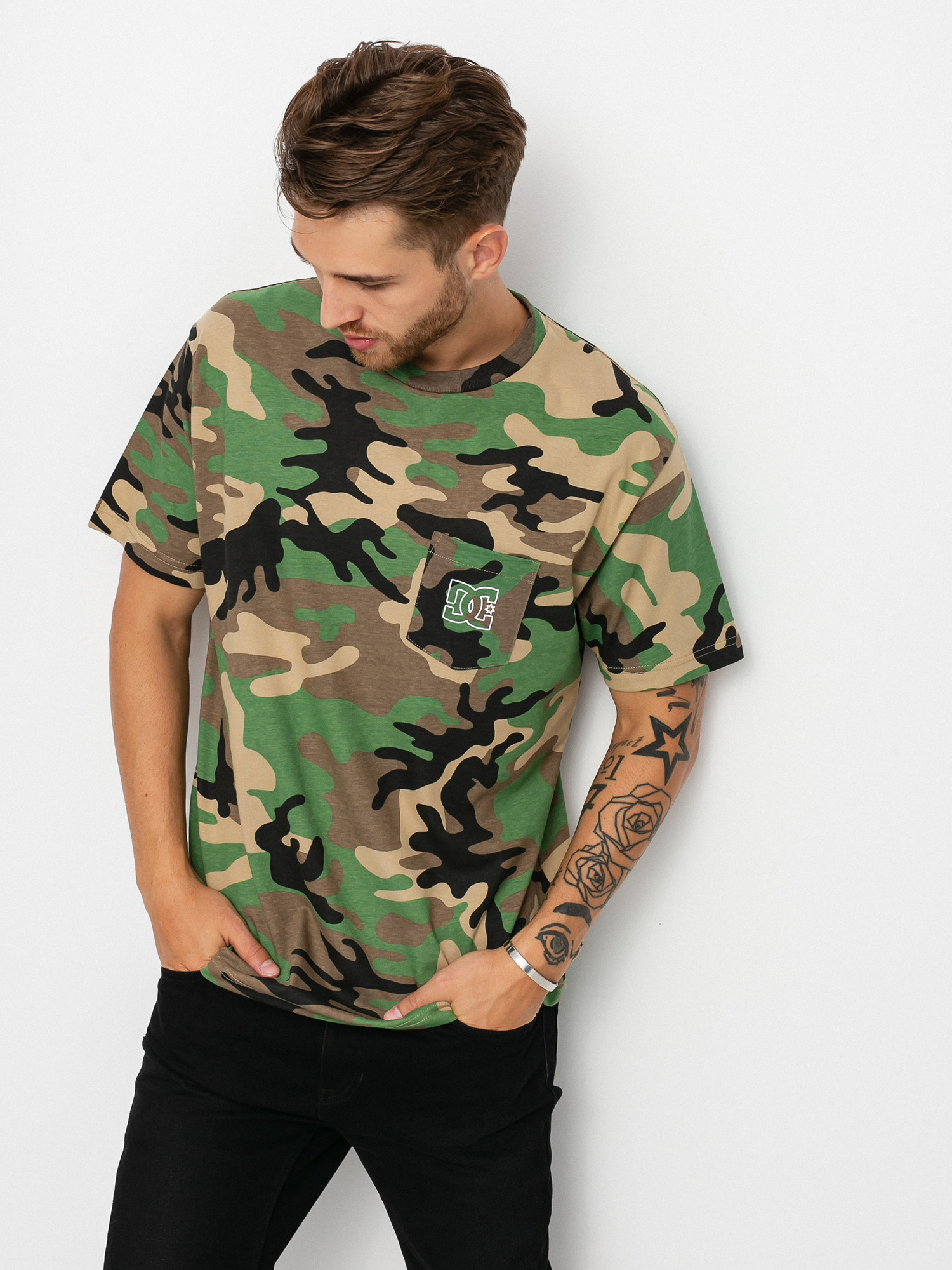 T-shirt DC X Basquiat Untitled (woodland camo)