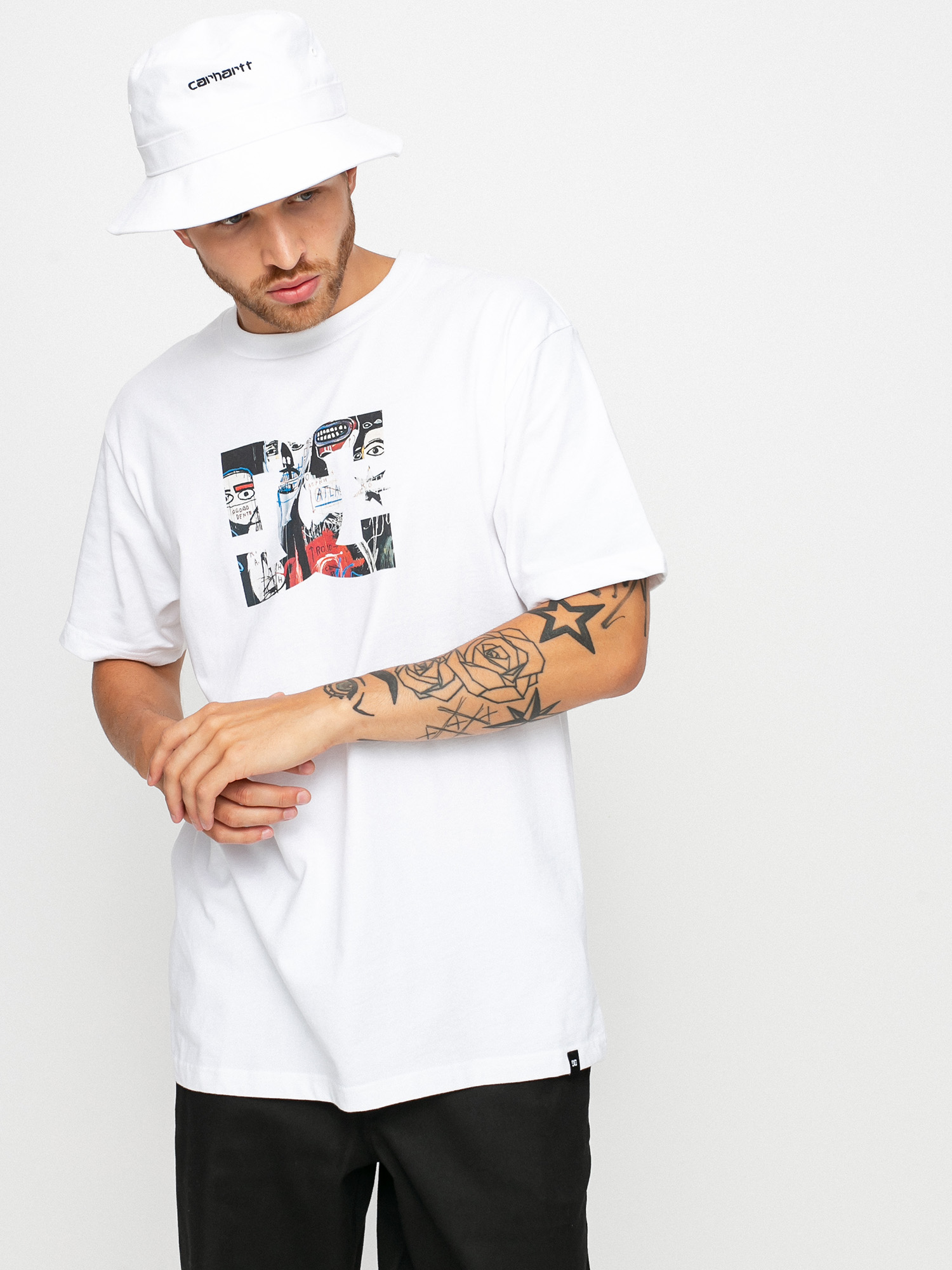 T-shirt DC X Basquiat Star In Cipher (white)