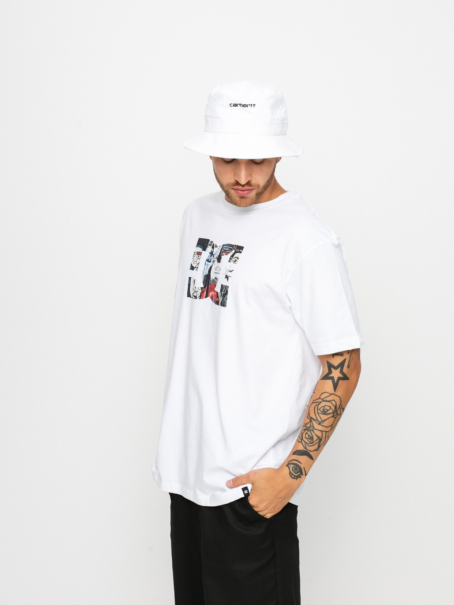 T-shirt DC X Basquiat Star In Cipher (white)