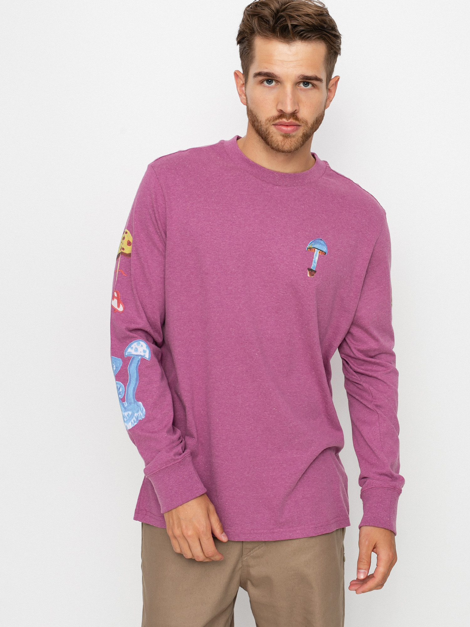 Bluza Element Pop Shrooms Ls (dusty pink)