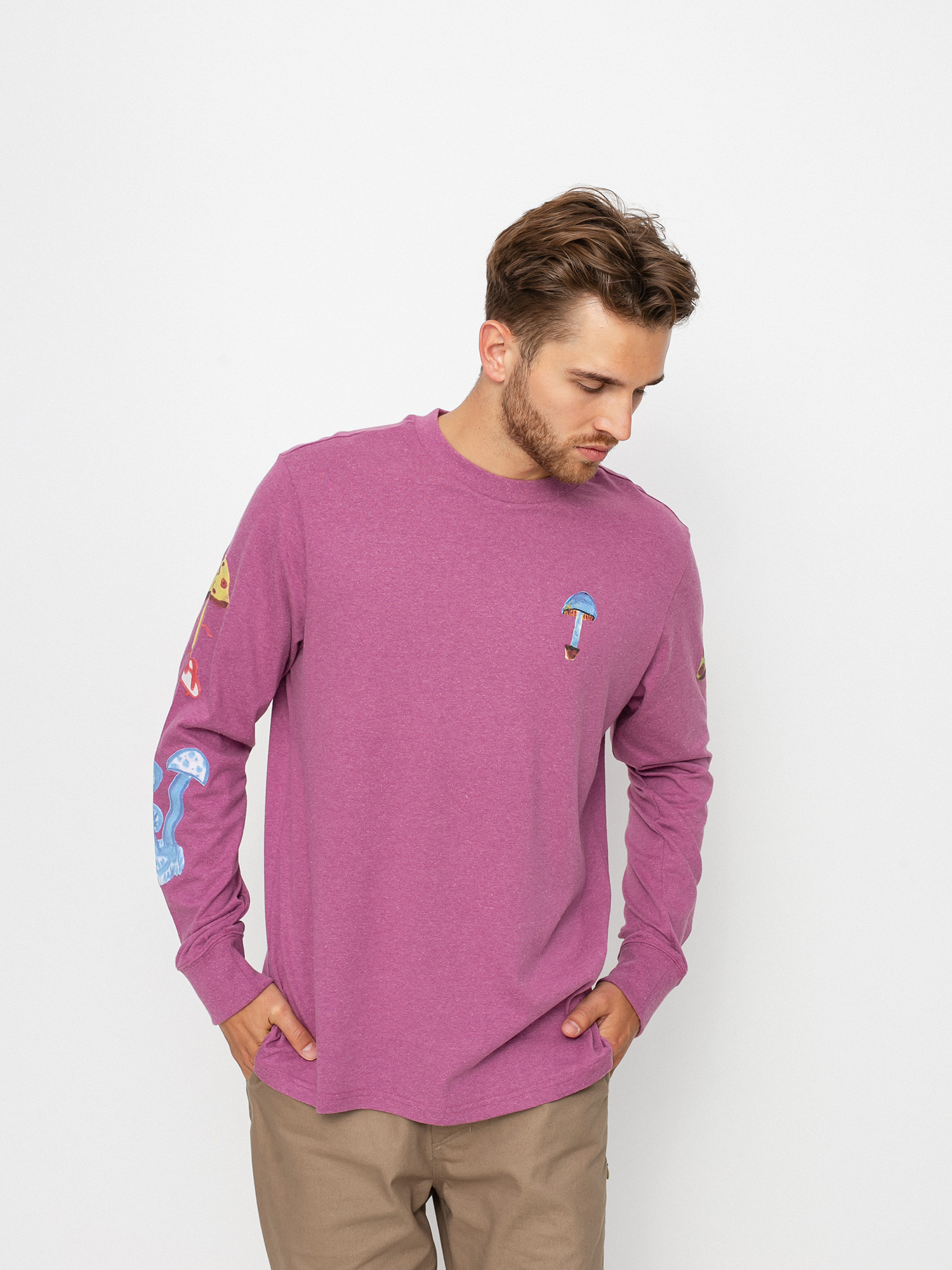 Bluza Element Pop Shrooms Ls (dusty pink)