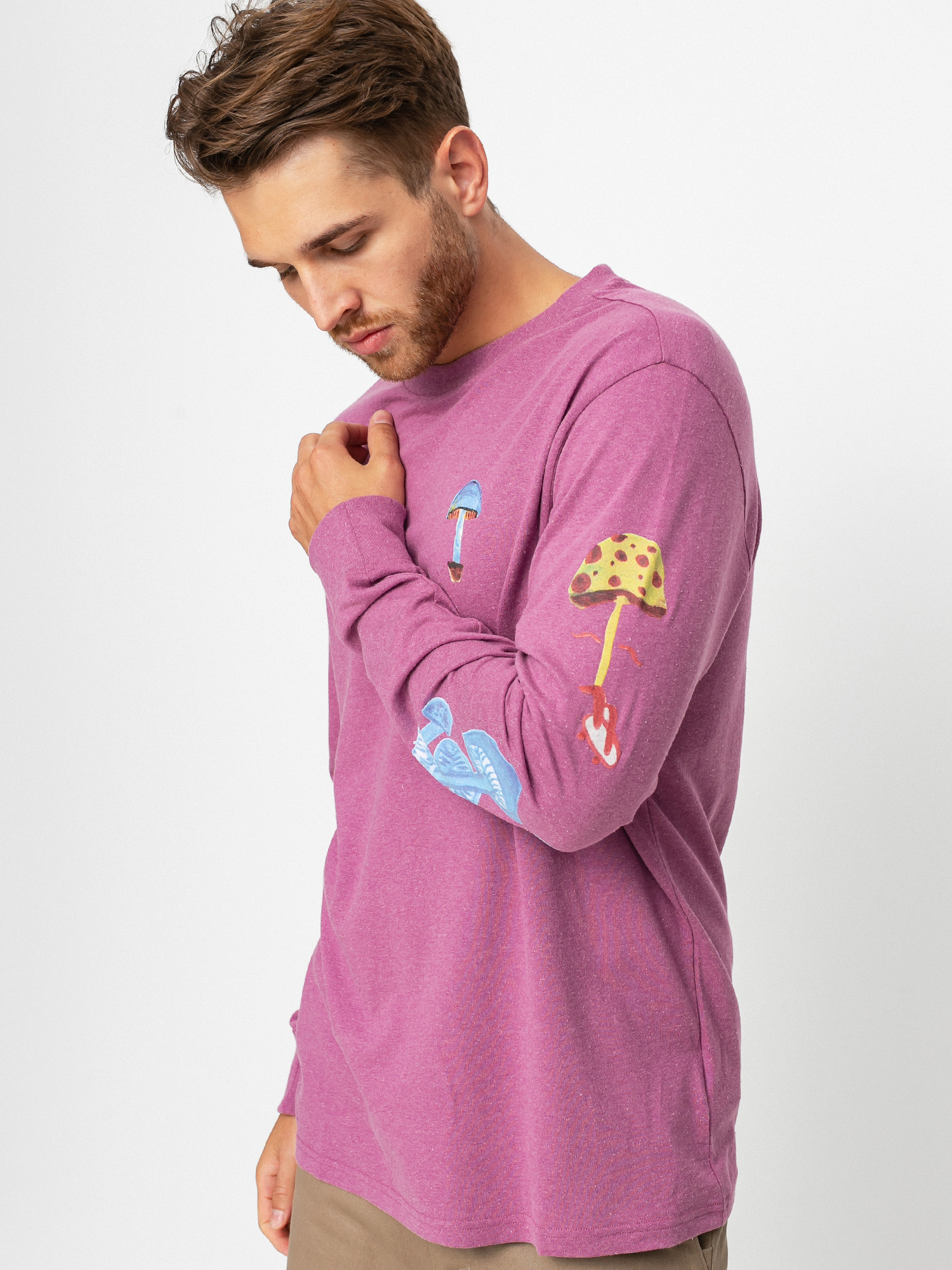 Bluza Element Pop Shrooms Ls (dusty pink)