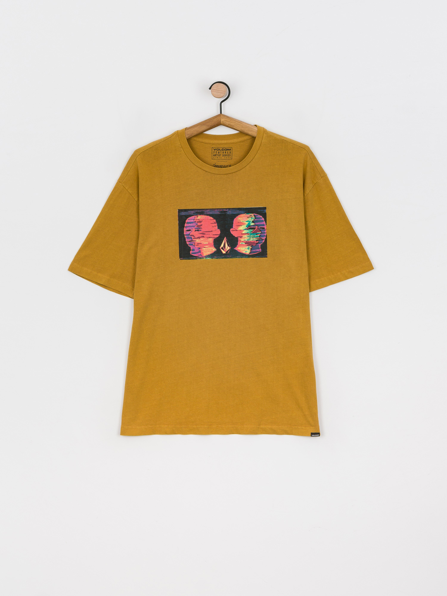 T-shirt Volcom Animoscillator Fa (mustard gold)