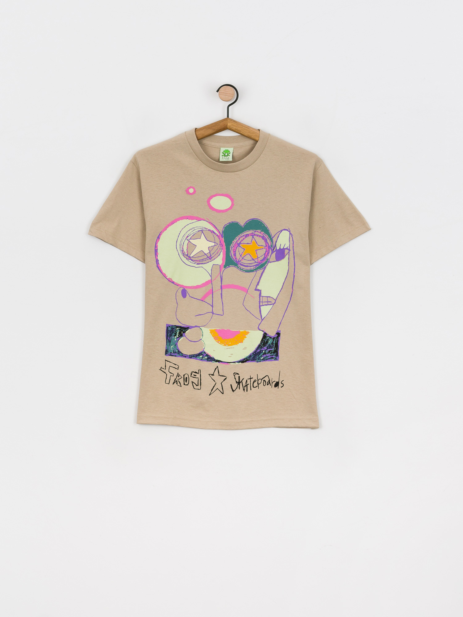 T-shirt Frog Skateboards Senseless (sand)