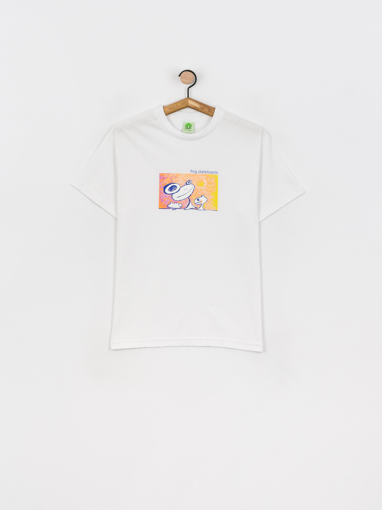 T-shirt Frog Skateboards Floating Again (white)
