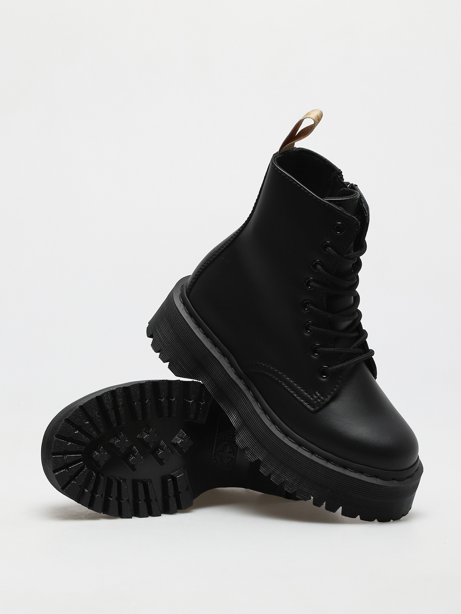 Buty Dr. Martens Vegan Jadon II Mono Wmn (felix rub off black)