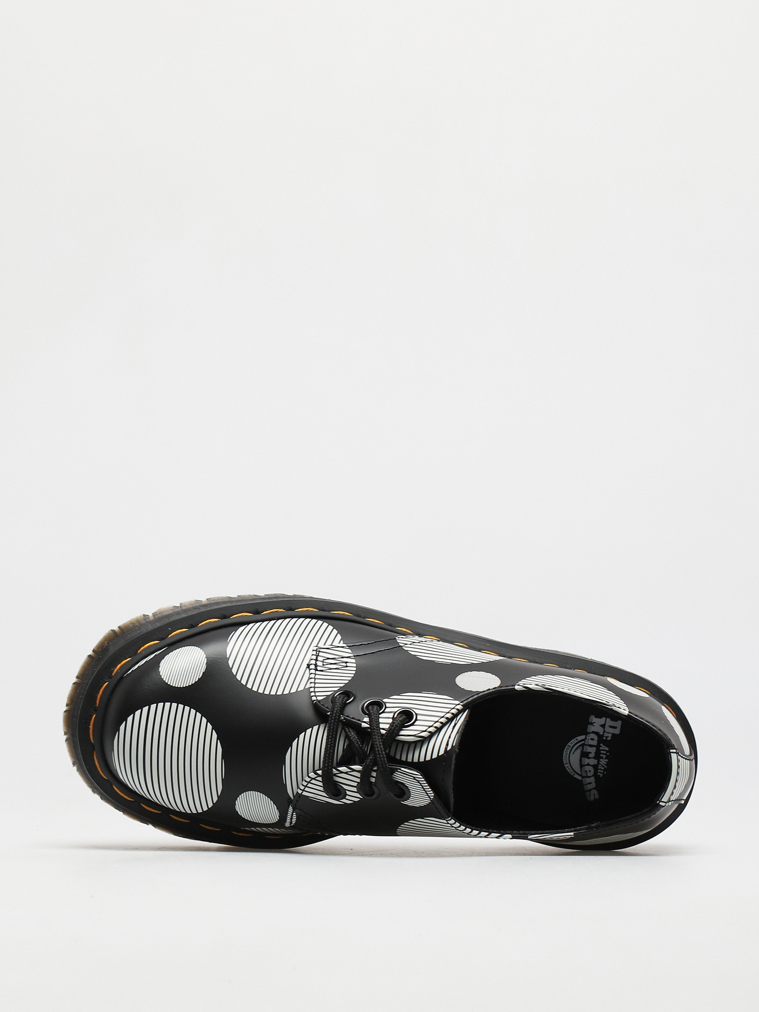 Buty Dr. Martens 1461 Quad Wmn (smooth black polka dot)