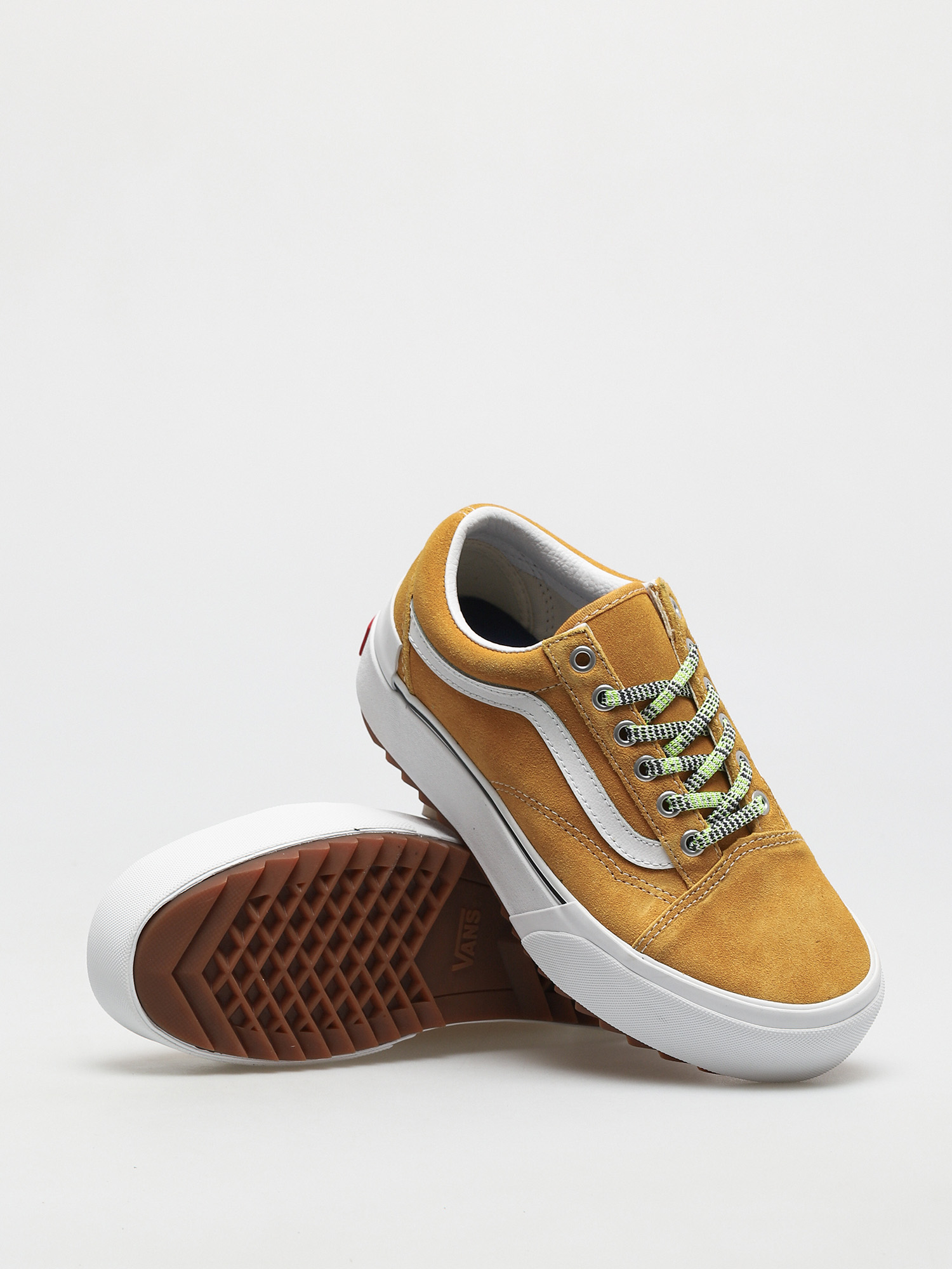 Buty Vans Old Skool Stacked (multi lace/gldnylw/trwht)