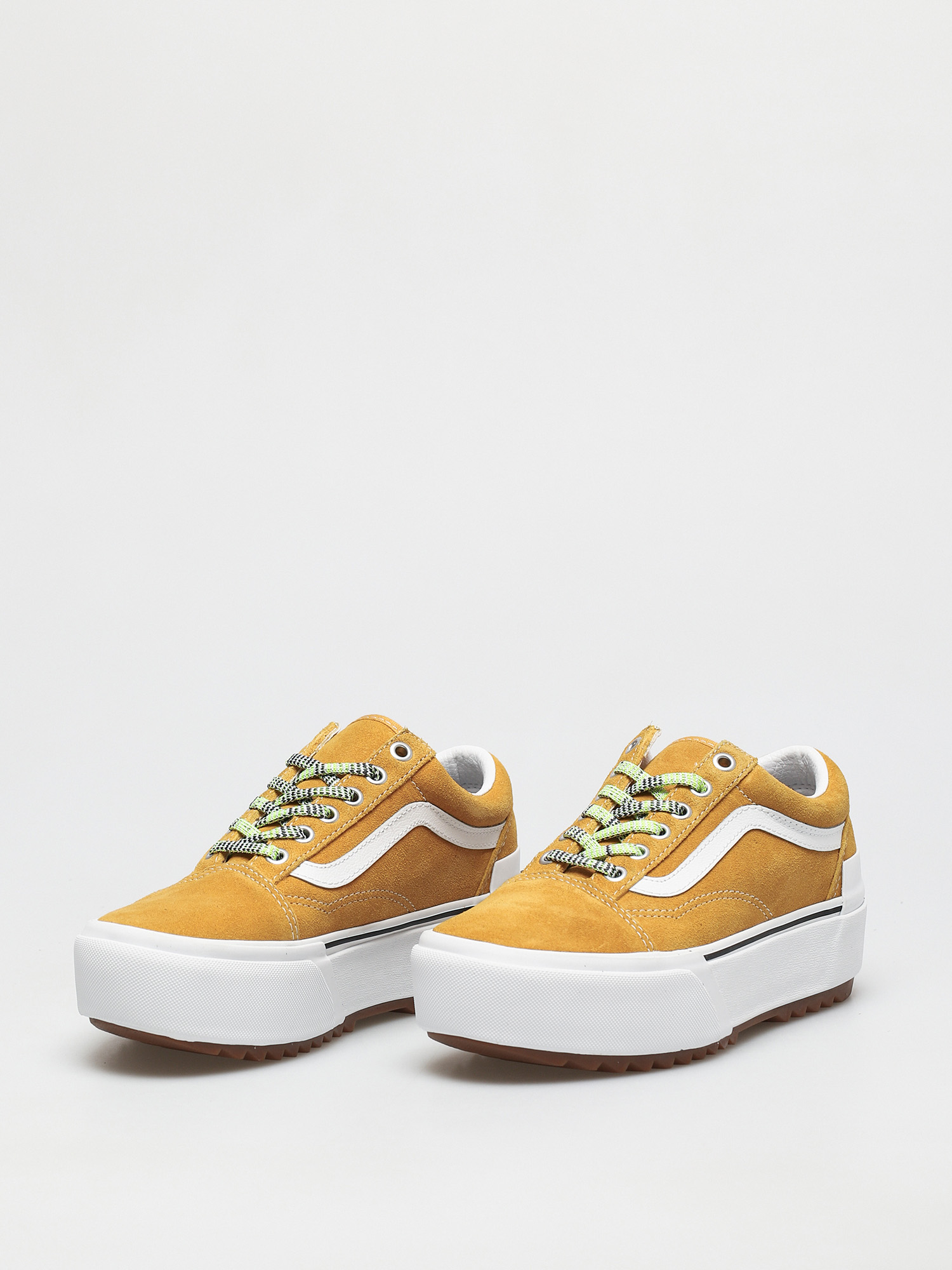 Buty Vans Old Skool Stacked (multi lace/gldnylw/trwht)