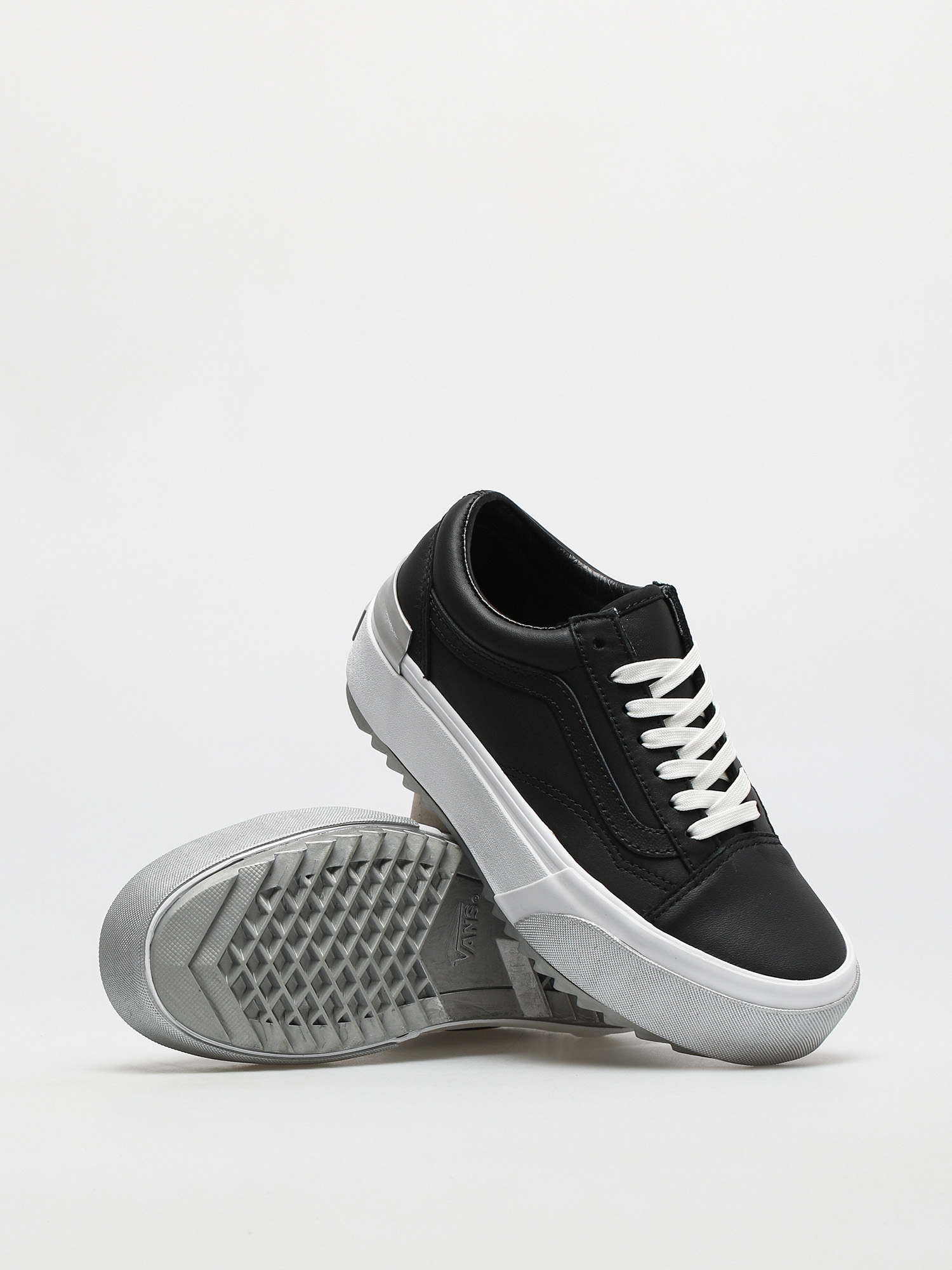 Buty Vans Old Skool Stacked (shiny/black/true white)