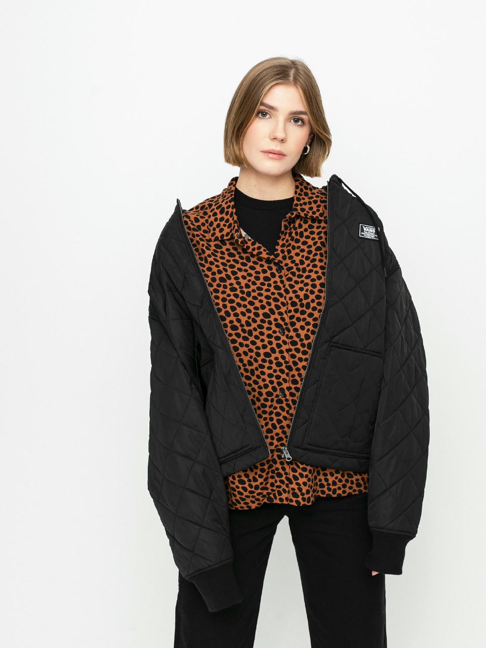 Kurtka Vans Boom Boom 66 Hood Bomber Wmn (black)