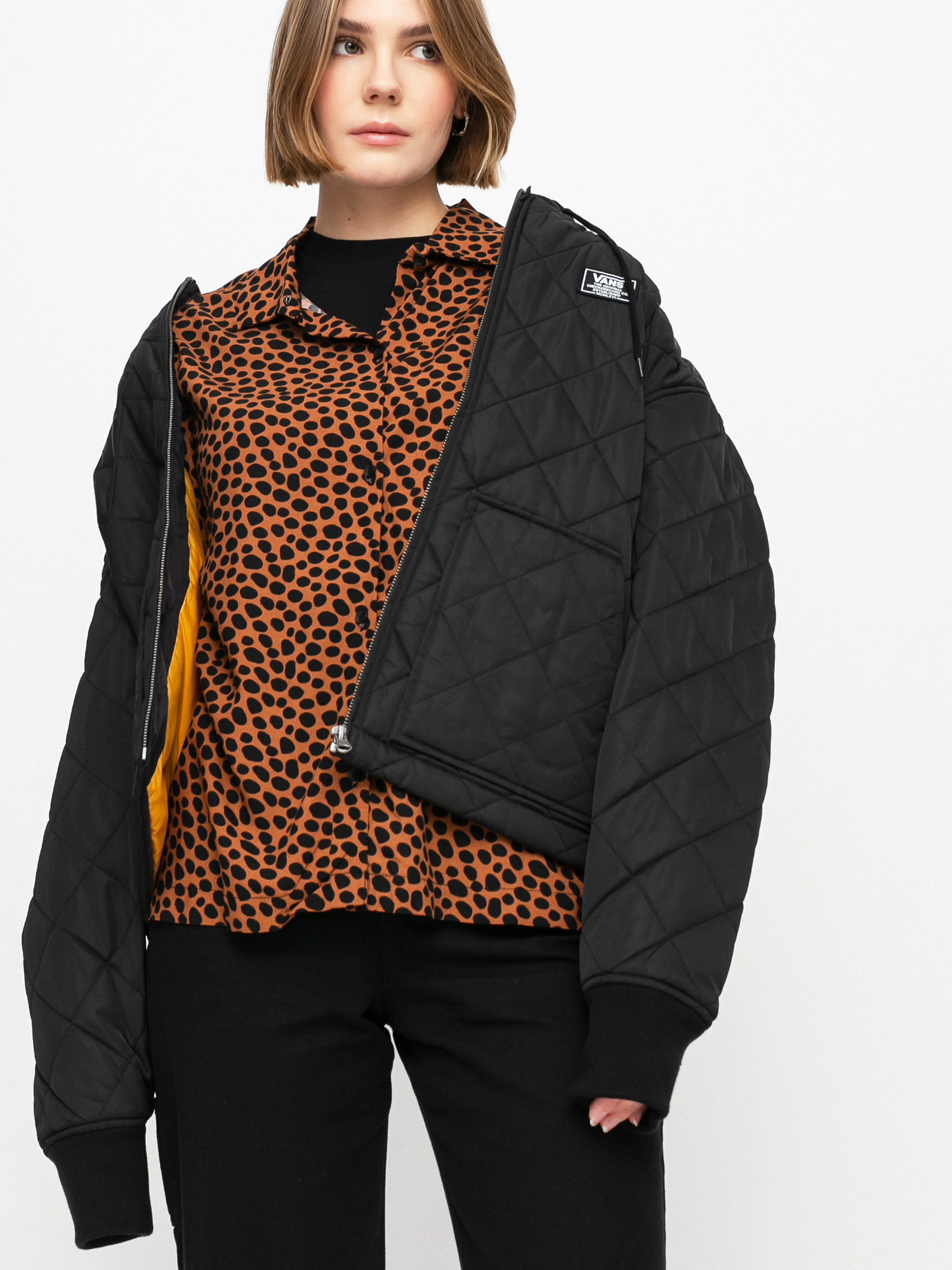Kurtka Vans Boom Boom 66 Hood Bomber Wmn (black)