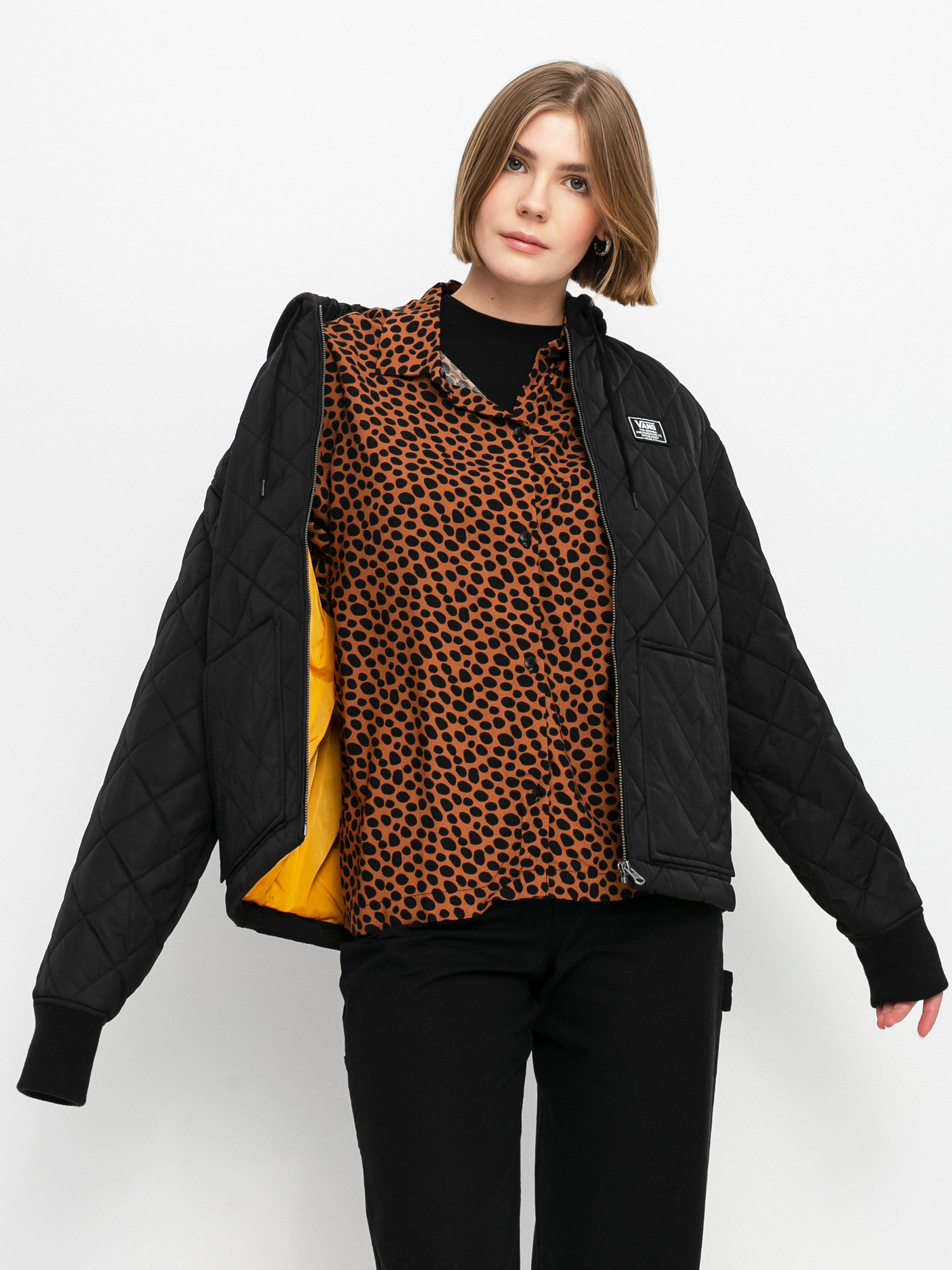 Kurtka Vans Boom Boom 66 Hood Bomber Wmn (black)