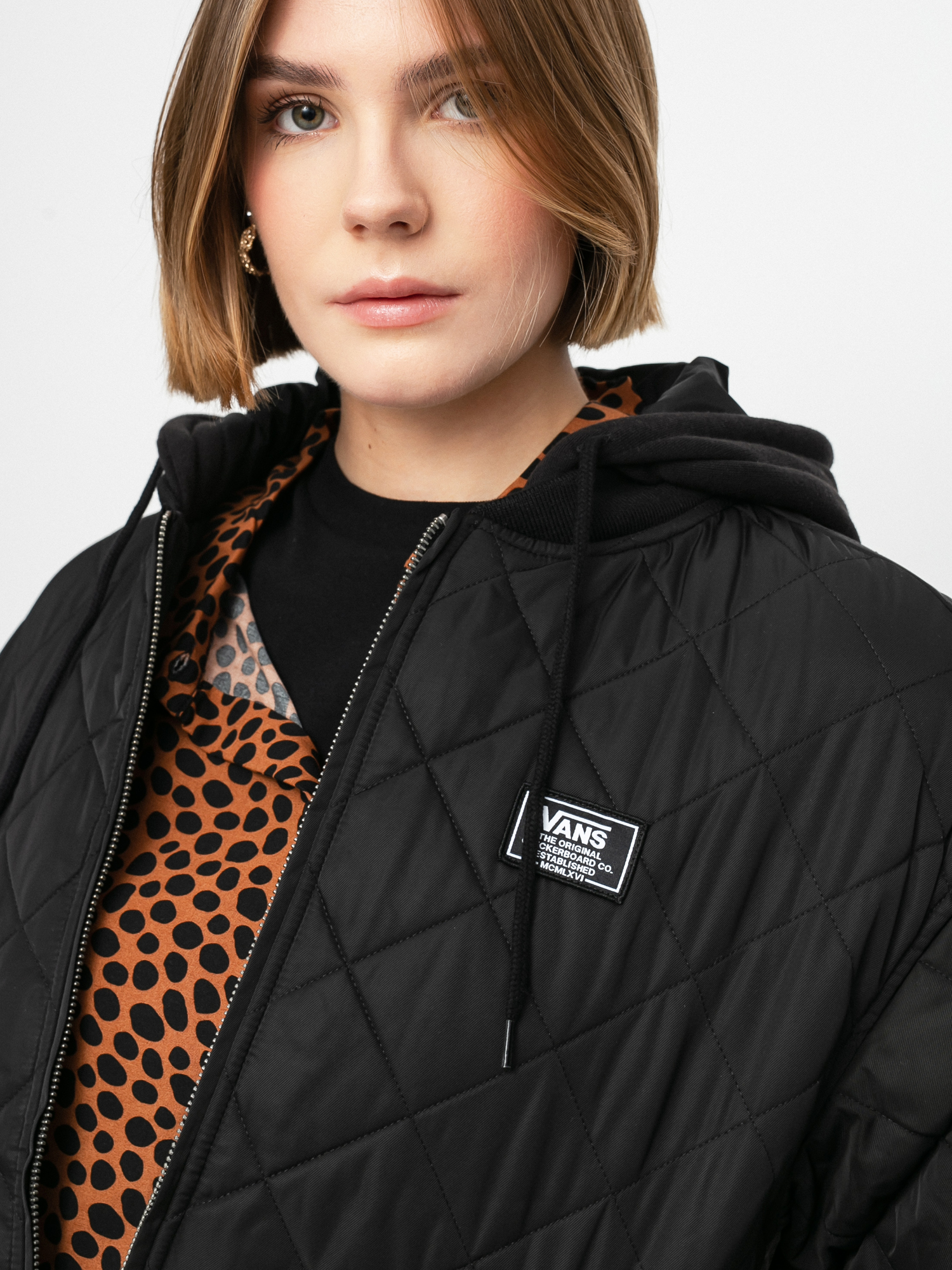 Kurtka Vans Boom Boom 66 Hood Bomber Wmn (black)