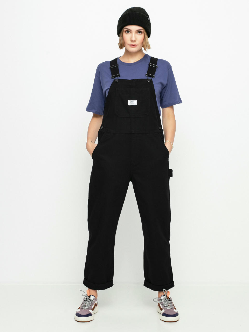 Spodnie Vans Ground Work Overall Wmn (black)