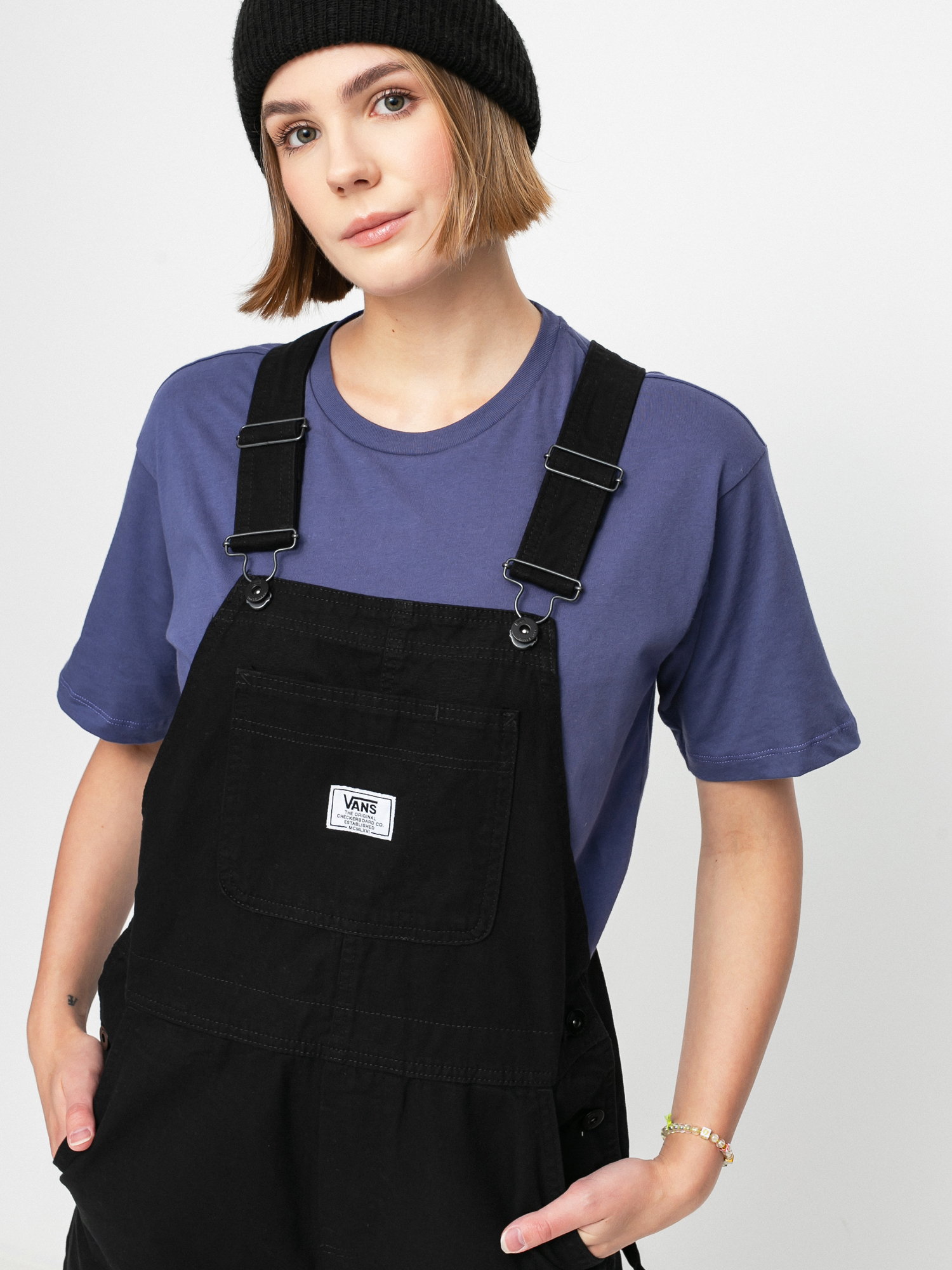 Spodnie Vans Ground Work Overall Wmn (black)
