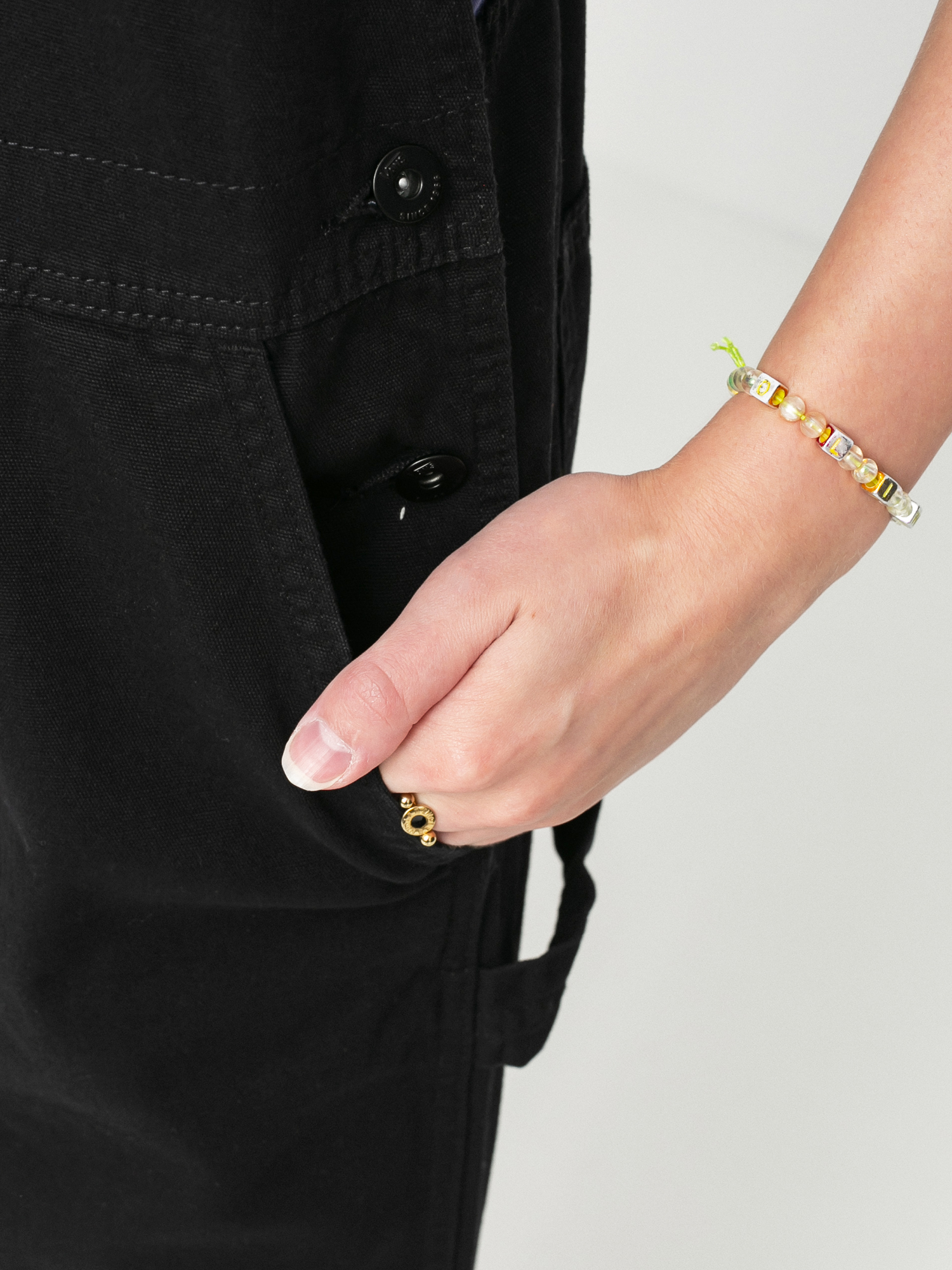 Spodnie Vans Ground Work Overall Wmn (black)