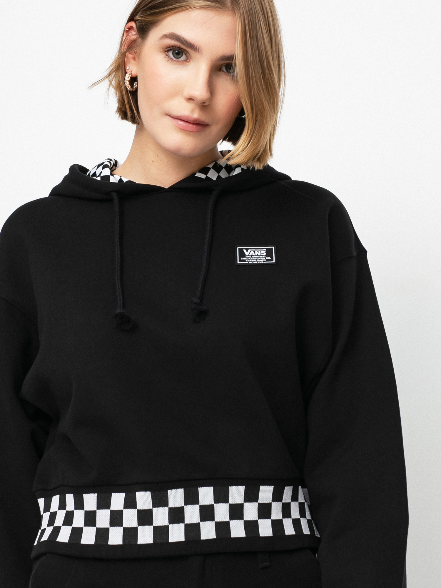 Bluza z kapturem Vans Boom Boom 66 HD Wmn (black)
