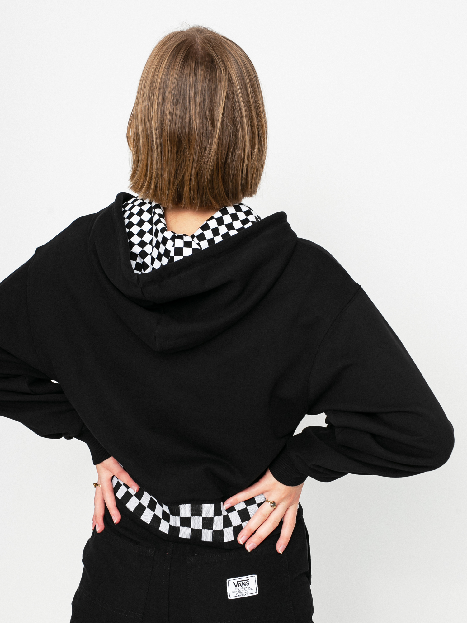 Bluza z kapturem Vans Boom Boom 66 HD Wmn (black)