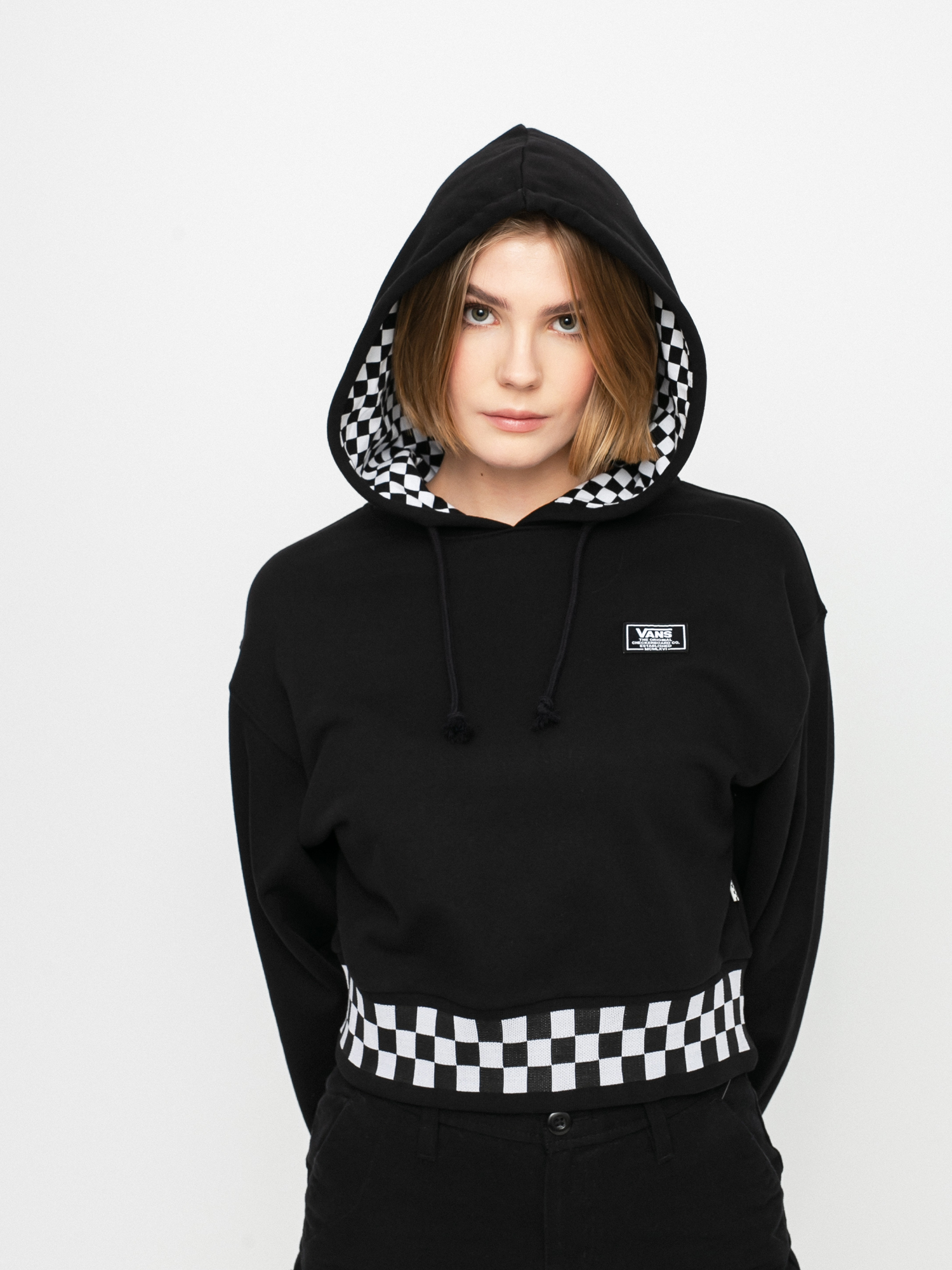 Bluza z kapturem Vans Boom Boom 66 HD Wmn (black)