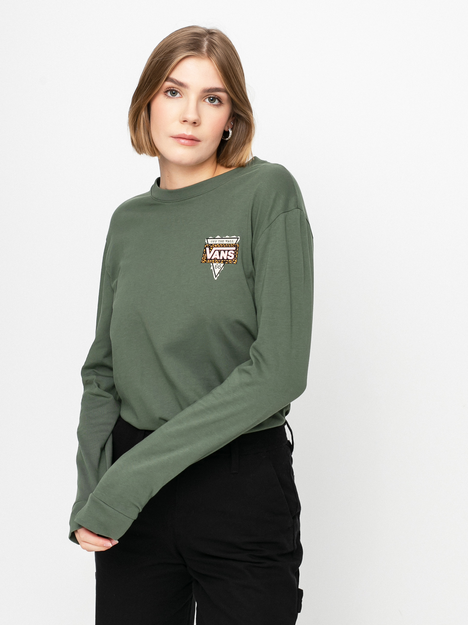 Longsleeve Vans First Stitches Wmn (thyme)