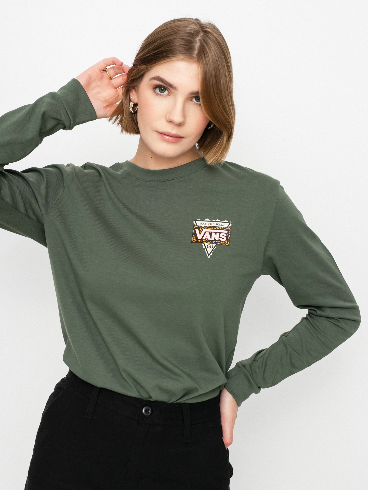 Longsleeve Vans First Stitches Wmn (thyme)